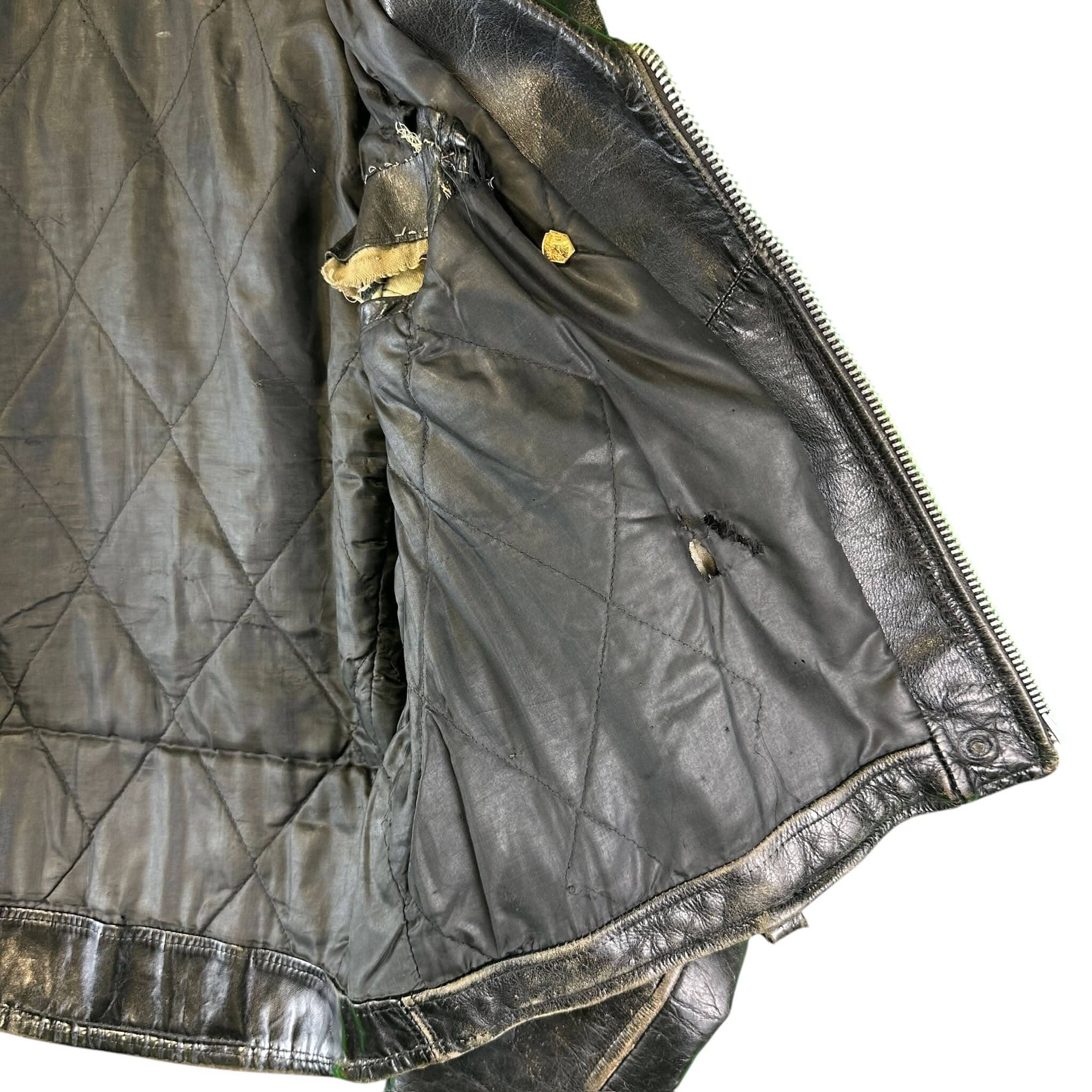 Vintage Harley Davidson Leather AMF Motorcycle Jacket w/ Studs 60s size - 42 Jacket OTHER 