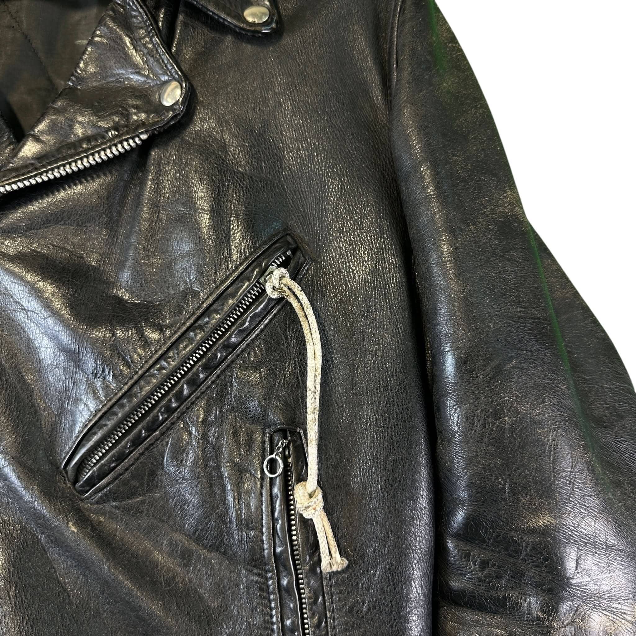 Vintage Harley Davidson Leather AMF Motorcycle Jacket w/ Studs 60s size - 42 Jacket OTHER 