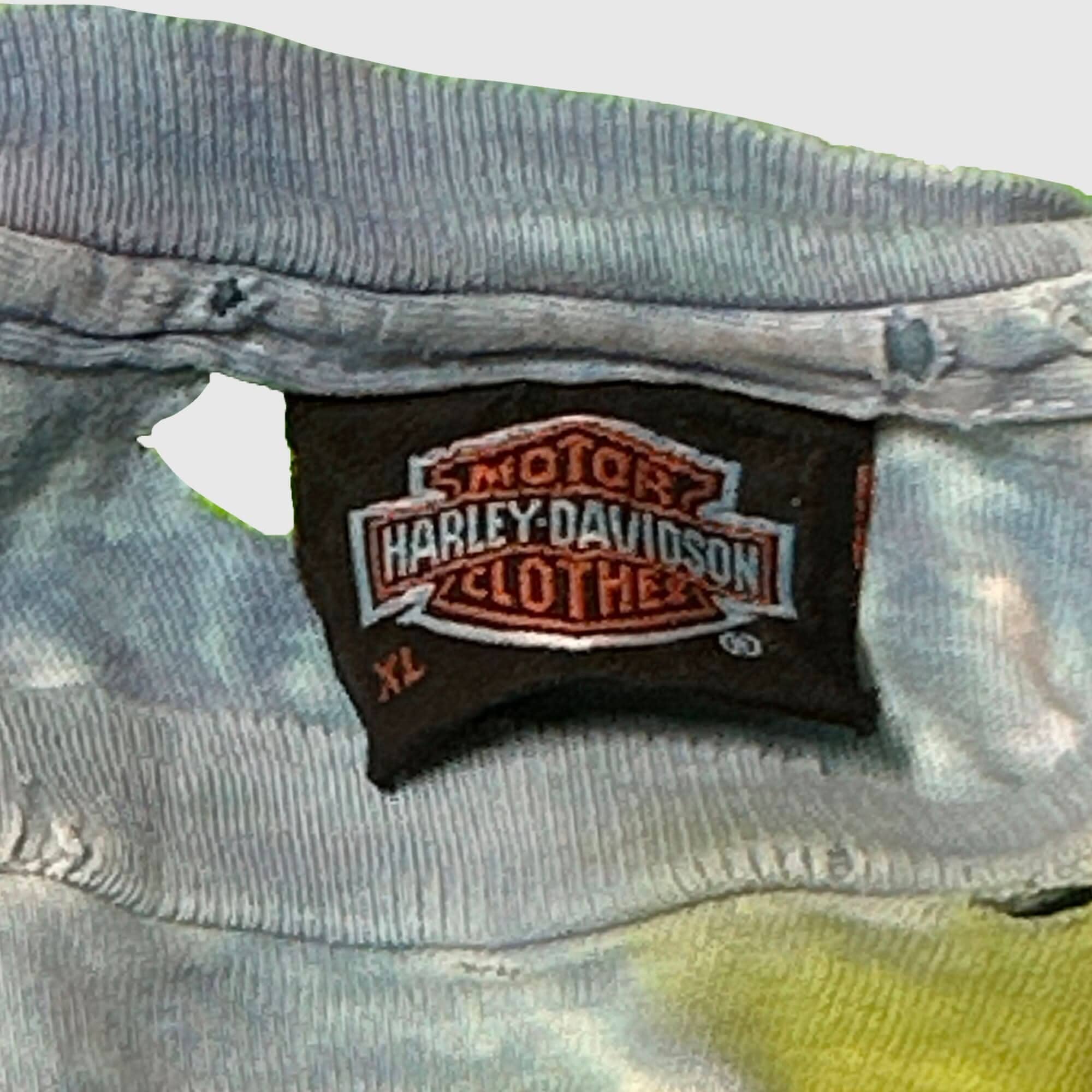 Vintage Harley-Davidson Tie-Dye Graphic T-Shirt Size XL FAIF.CA 