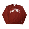Vintage Harvard Champion Maroon Crewneck Sweatshirt Size N/A FAIF.CA 