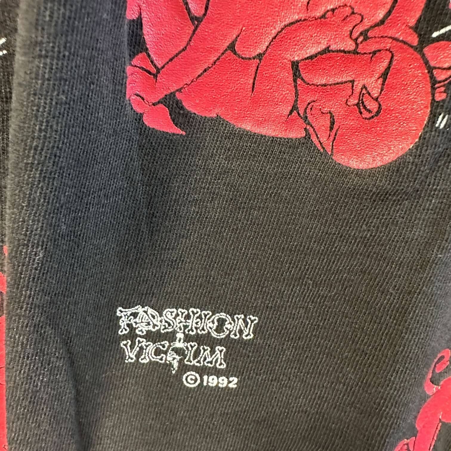 Vintage Hells hot 1992 Fashion Victim Tshirt Devil Sex size XL T-Shirt OTHER 
