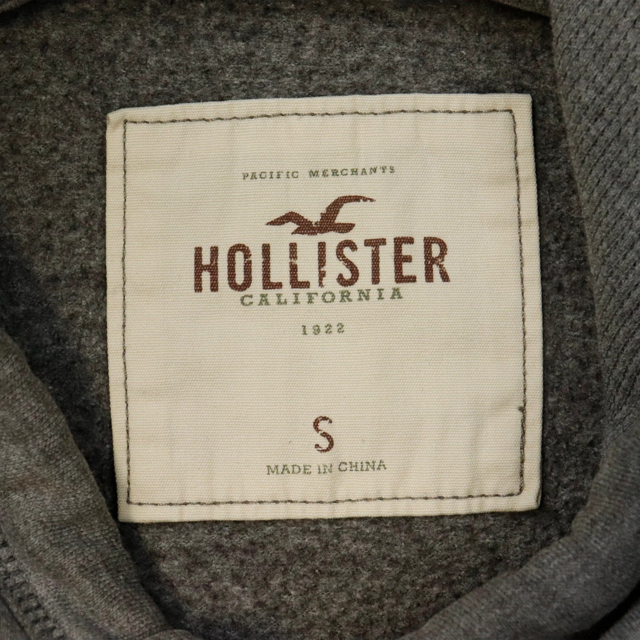 Vintage Hollister Grey Hoodie Size S Hollister 
