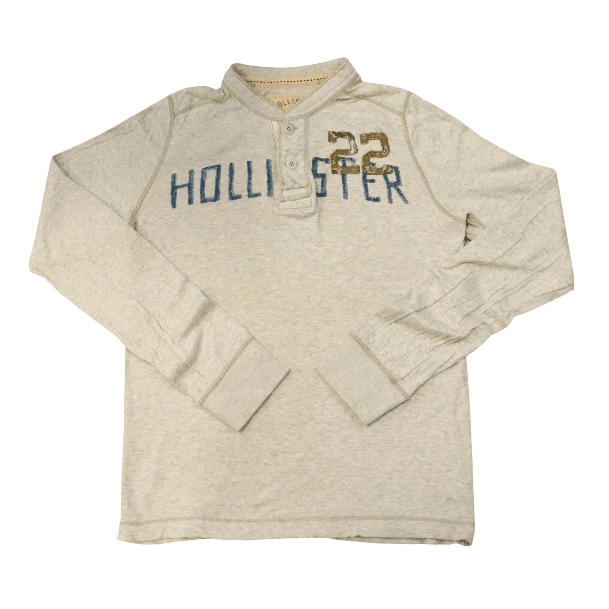 Vintage Hollister Grey Long Sleeve Tee Size M Long Sleeve Hollister 