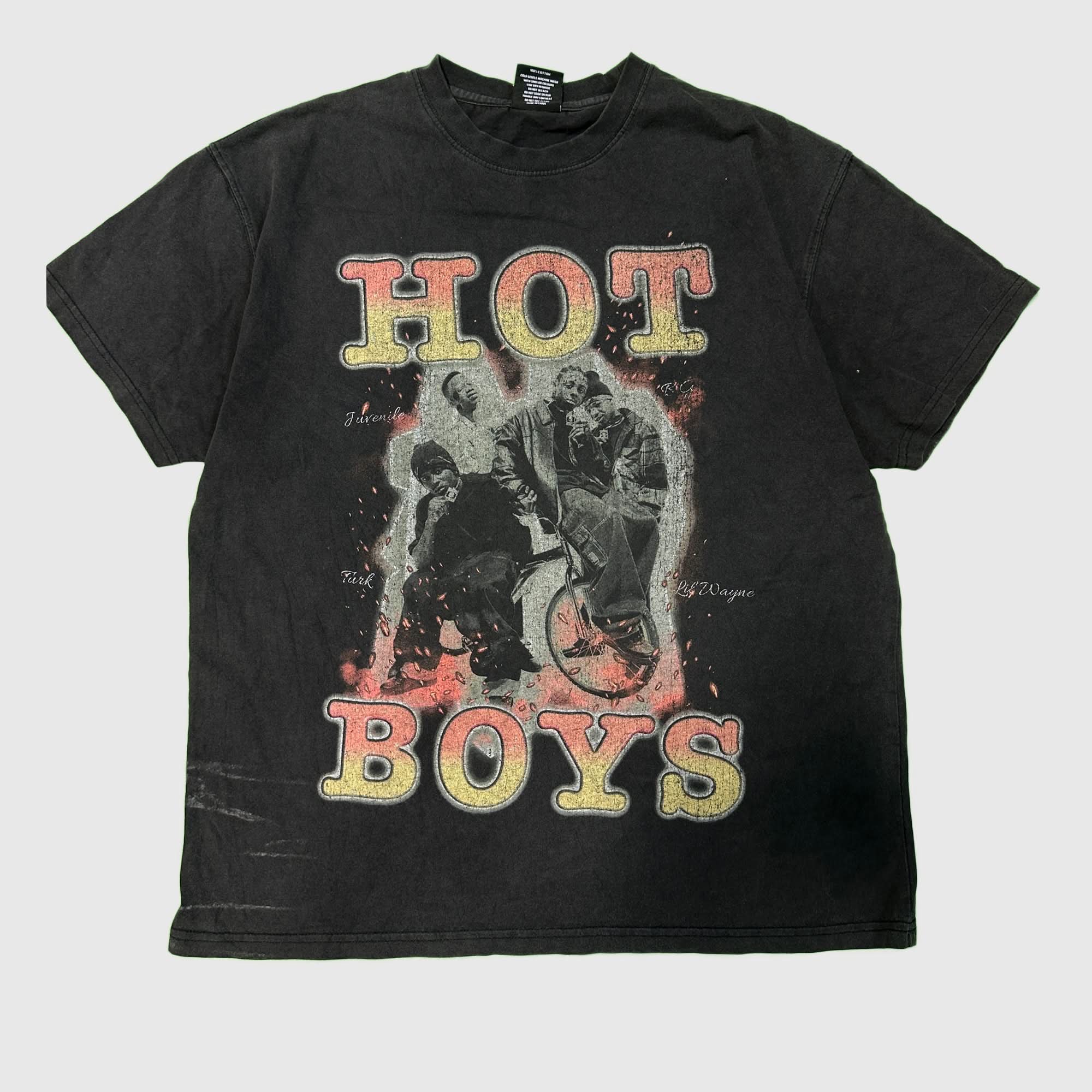 Vintage Hot Boys Graphic Rap Tee Size M FAIF.CA 