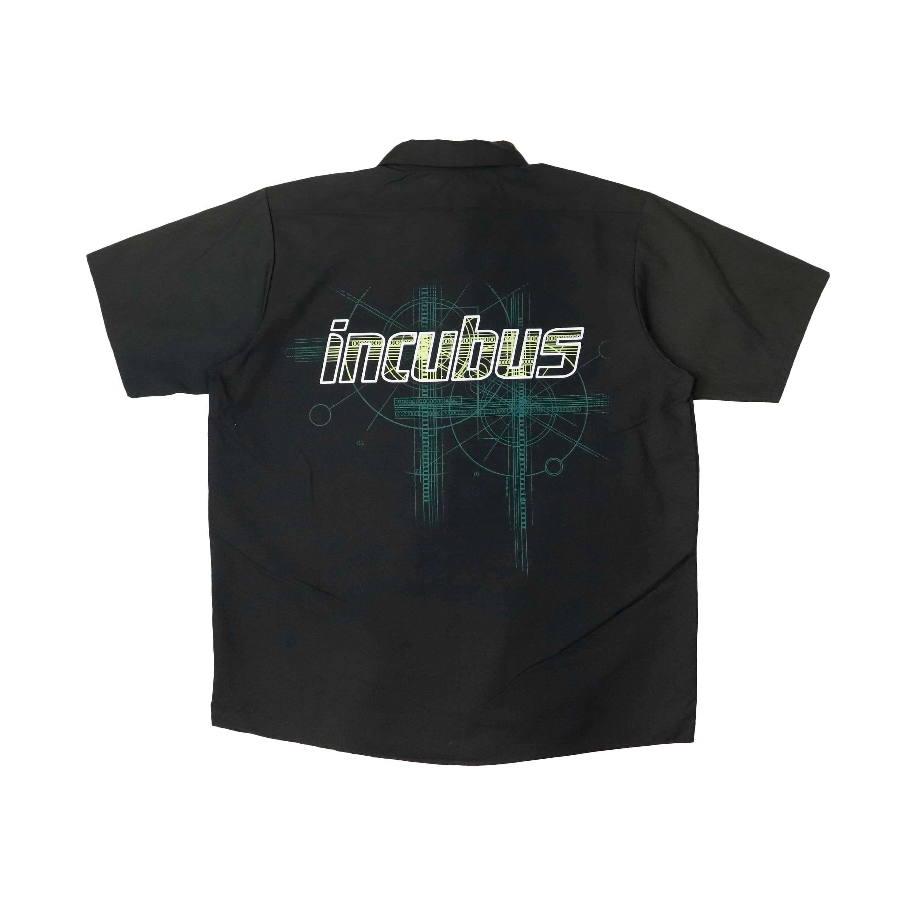Vintage Incubus Graphic Work Shirt Size XL FAIF.CA 