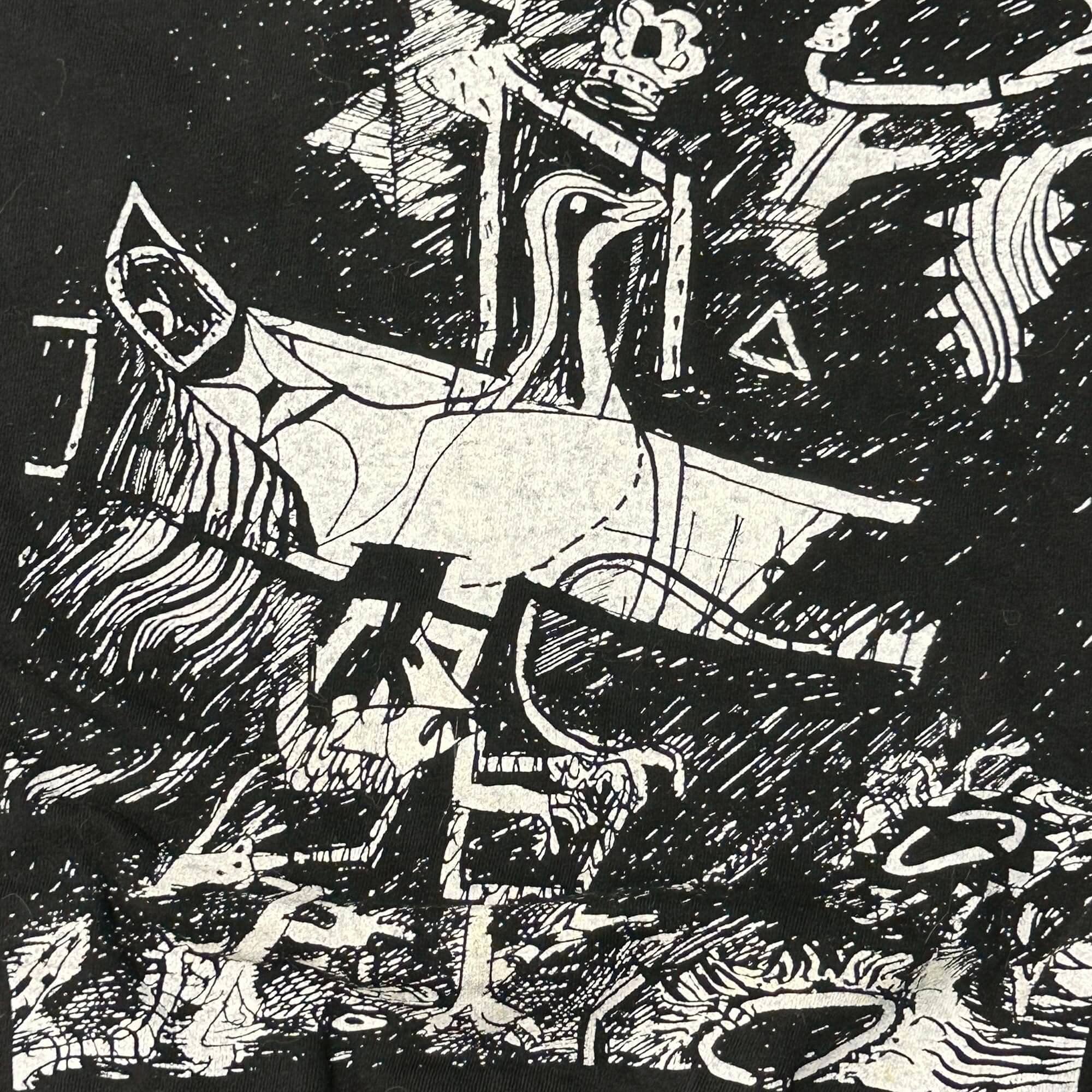 Vintage Jack Shadbolt Graphic Art T-Shirt Size XL FAIF.CA 