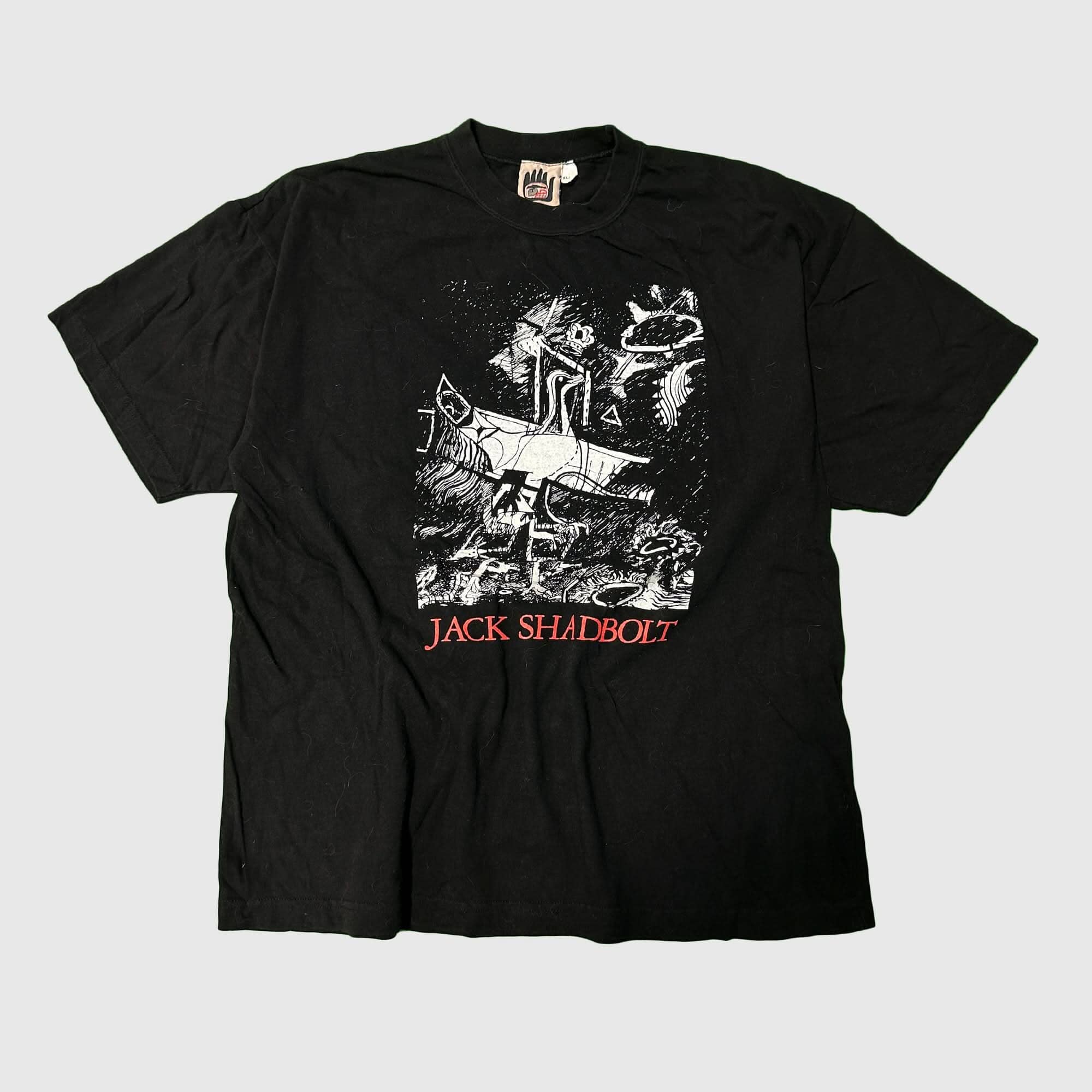Vintage Jack Shadbolt Graphic Art T-Shirt Size XL FAIF.CA 