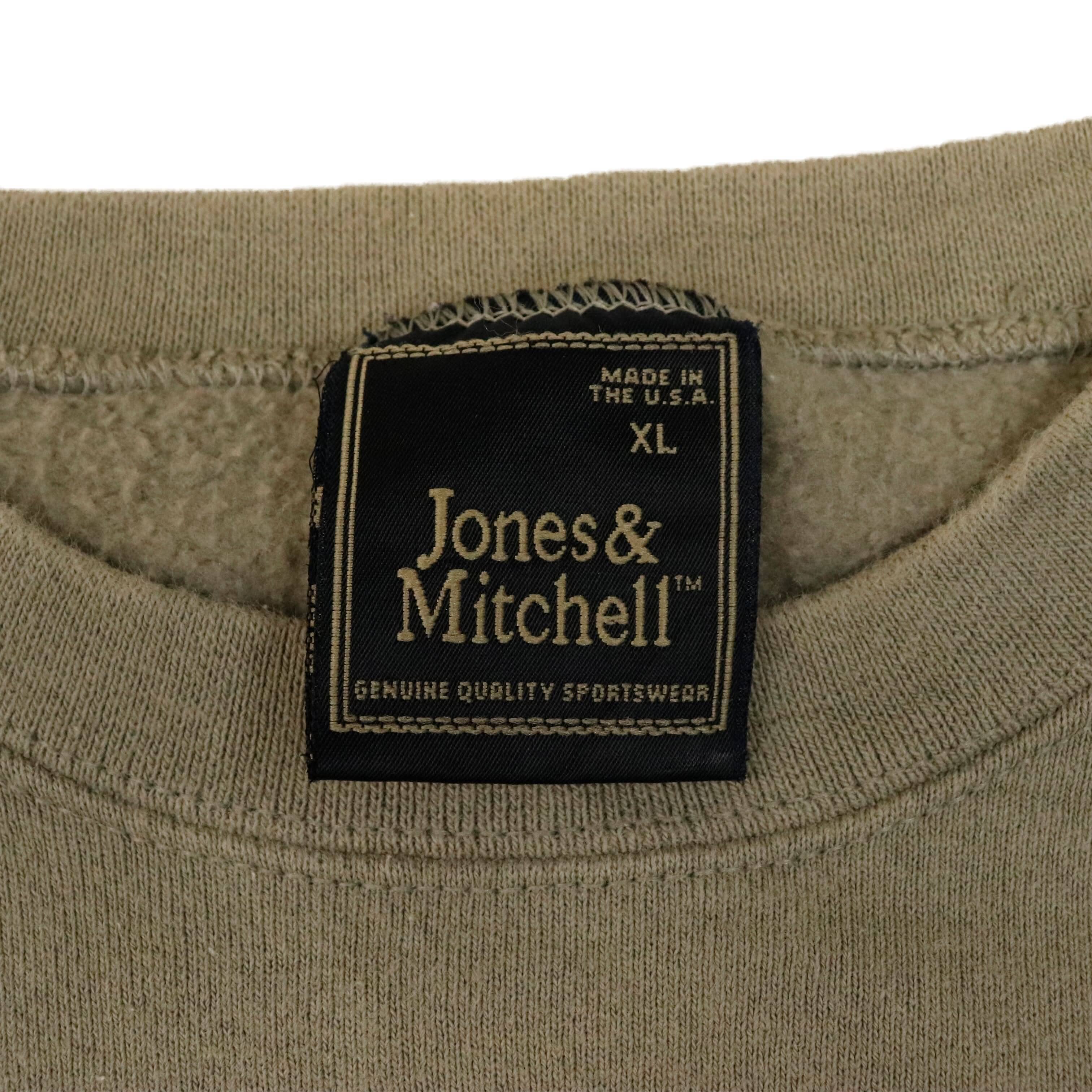 Vintage Jones & Mitchell Oregon Ducks Embroidered Crewneck Sweatshirt Size XL FAIF.CA 