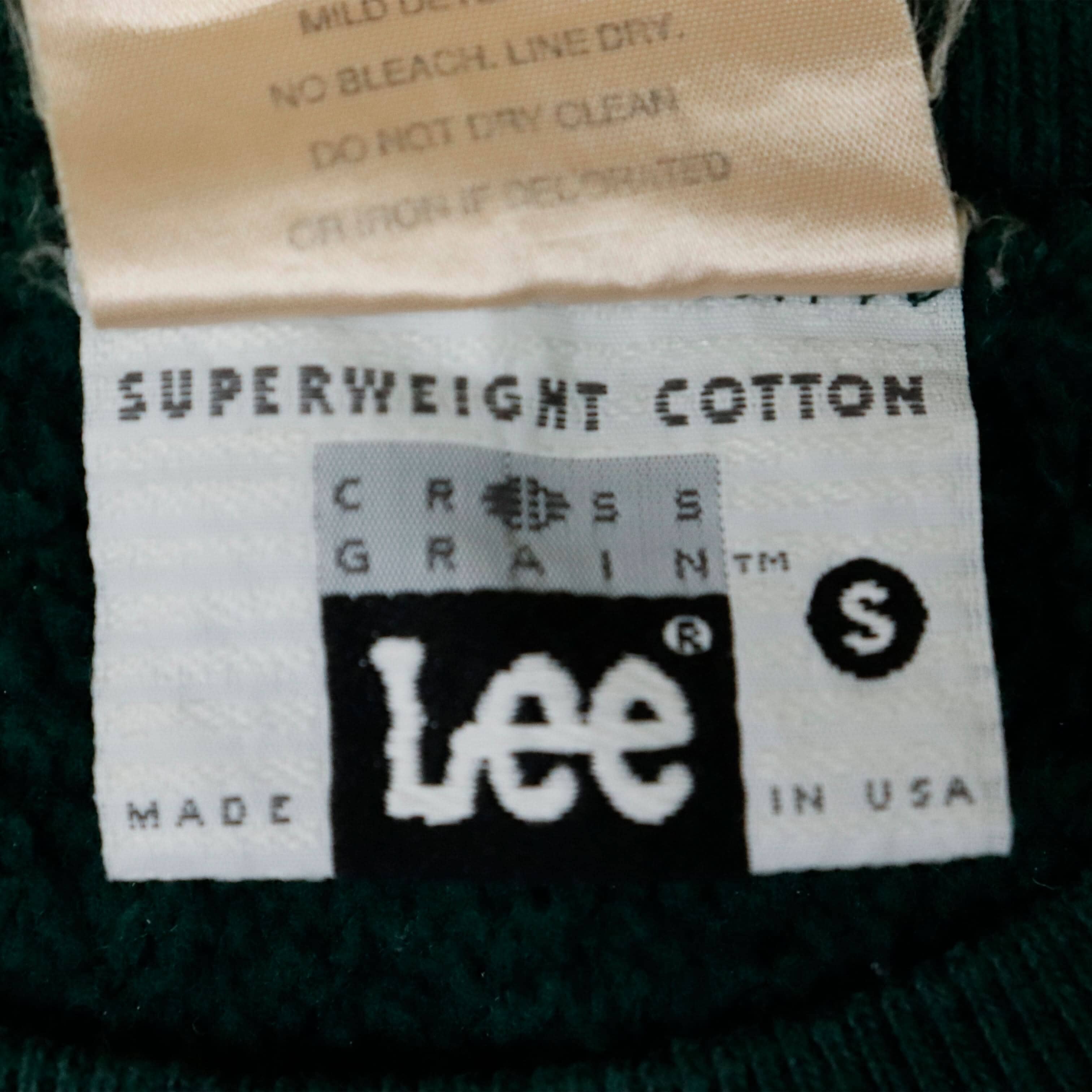 Vintage Lee Rapid River Alumni Plaid Letter Sweatshirt Size S FAIF.CA 