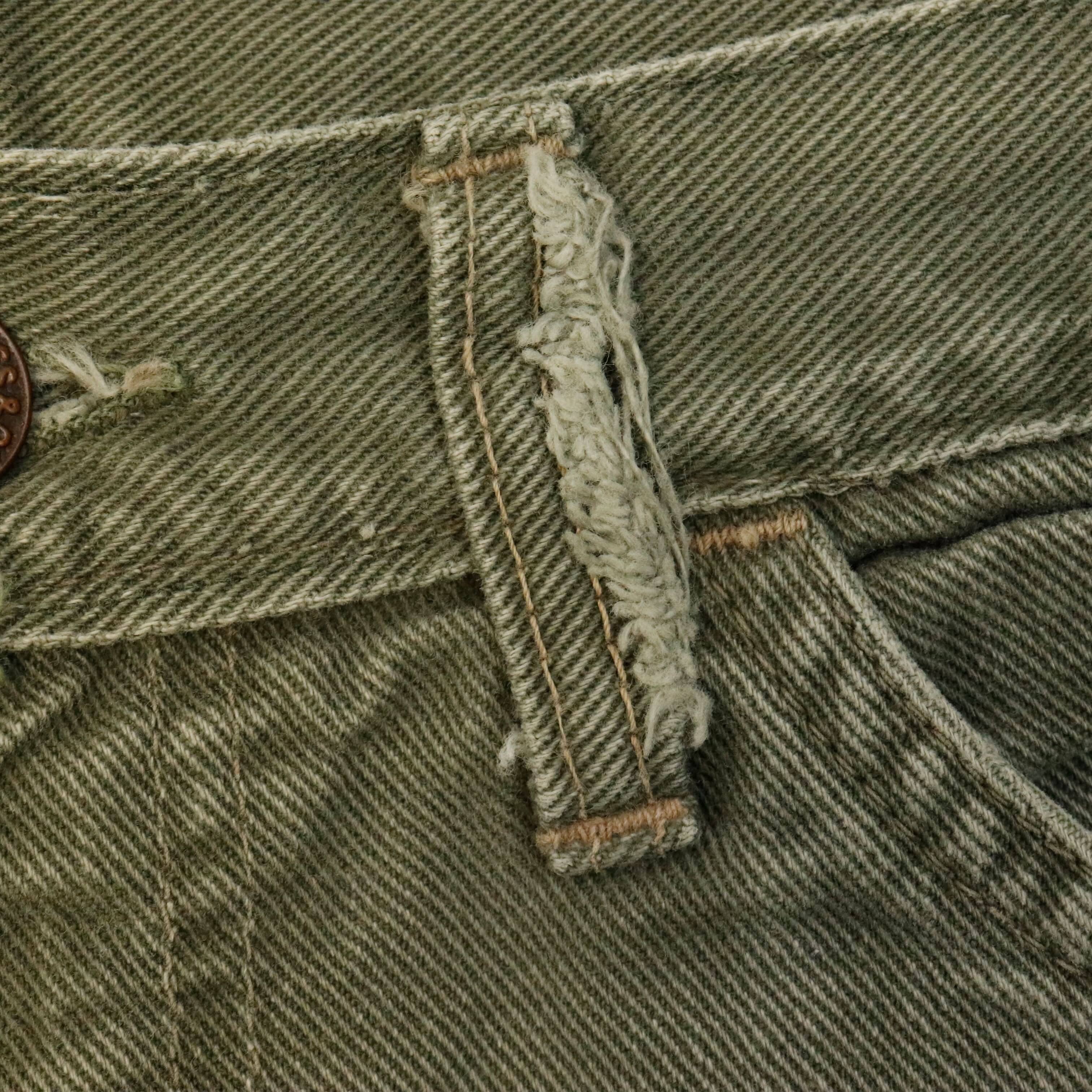 Vintage Levi Big E Strauss Frayed Cutoff Denim Shorts Size N/A 70s FAIF.CA 