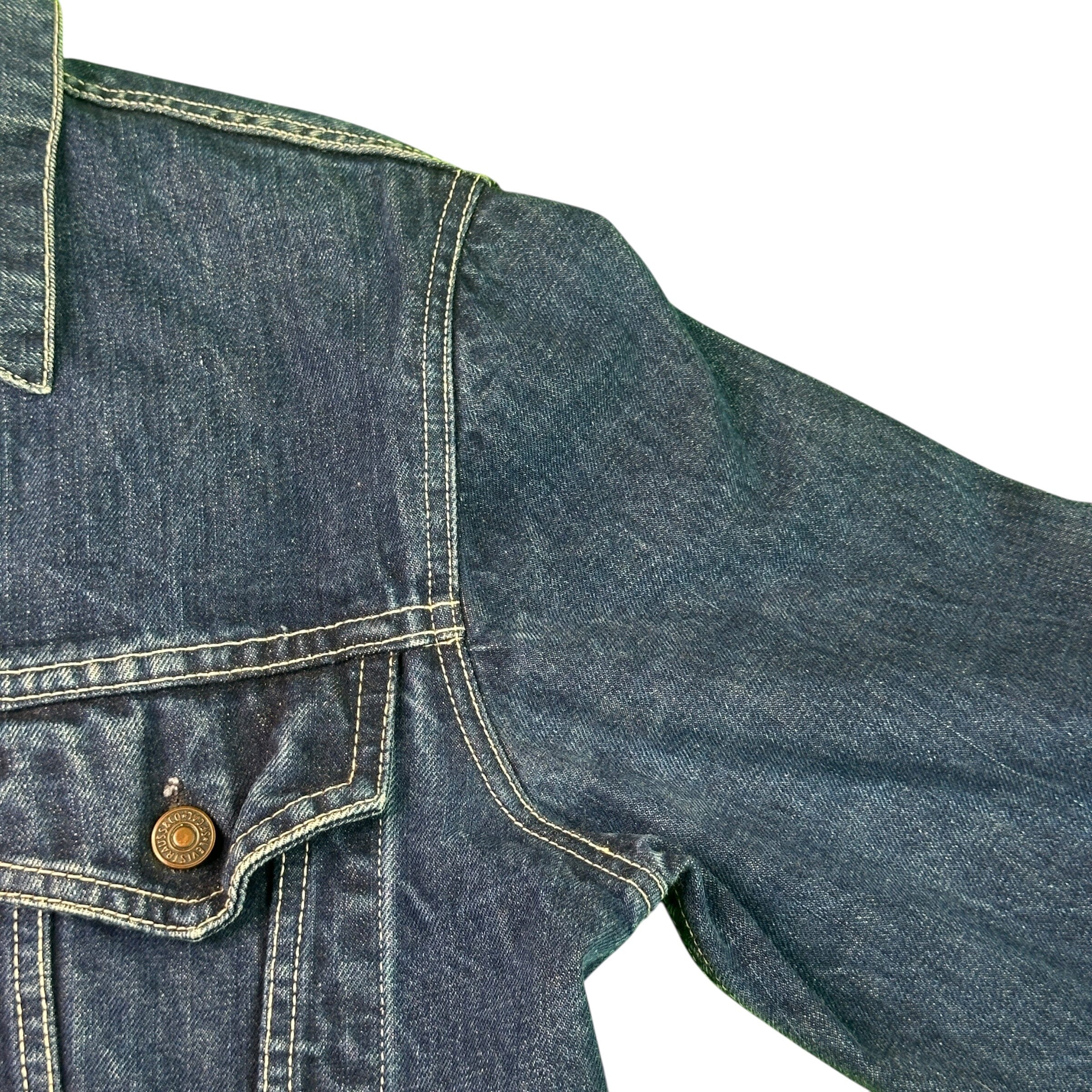 Vintage Levis Big E 60s Trucker Jacket Indigo Dark size 38 jacket OTHER 