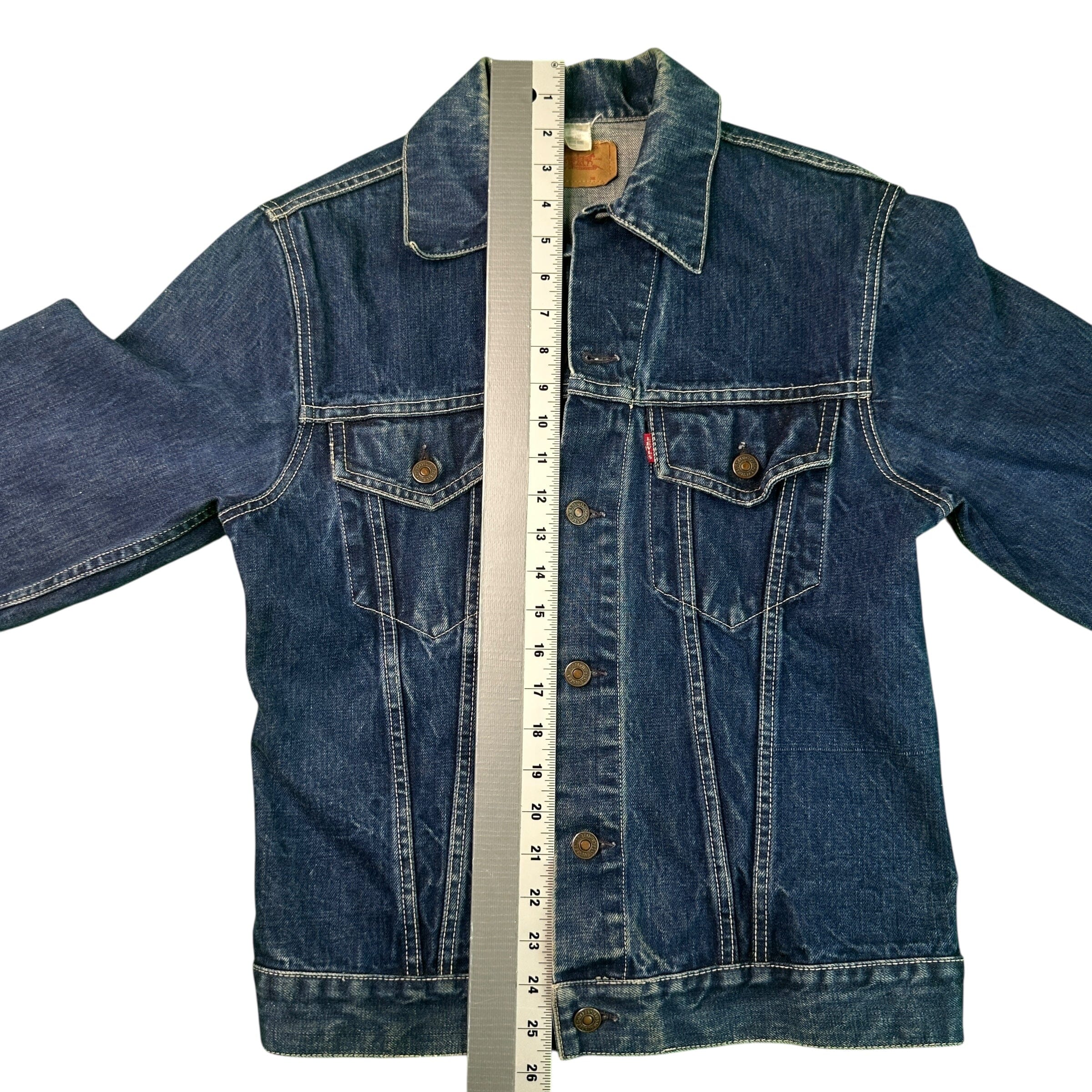 Vintage Levis Big E 60s Trucker Jacket Indigo Dark size 38 jacket OTHER 