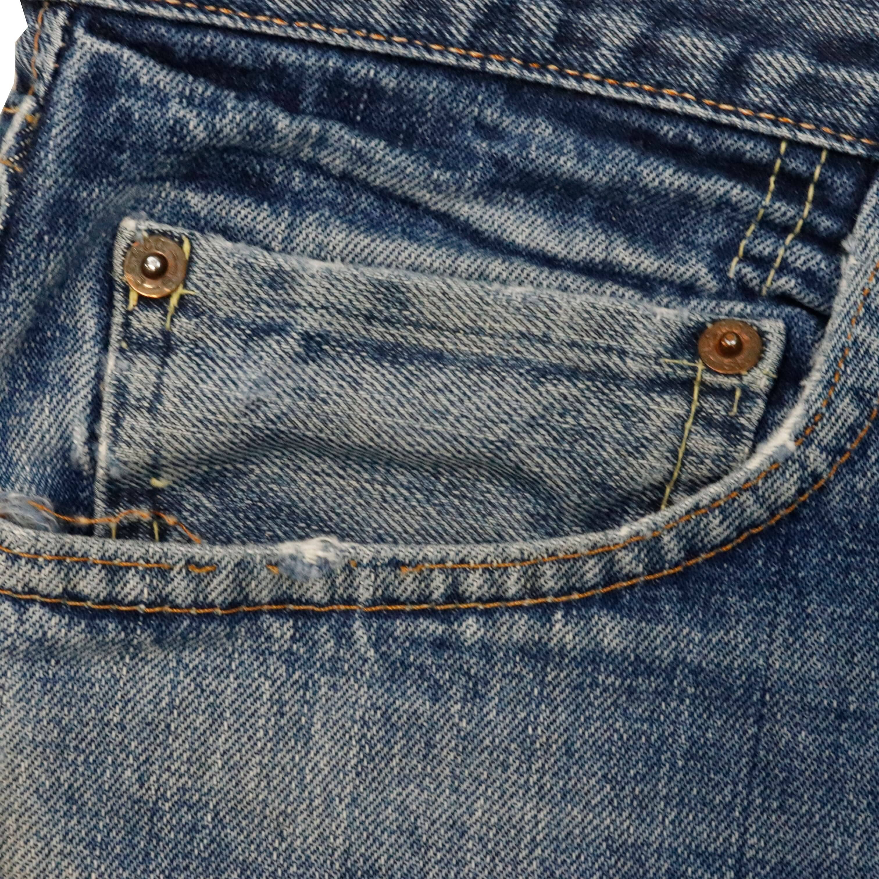Vintage Levi's Big E 70s Distressed Cutoff Denim Shorts Size N/A FAIF.CA 