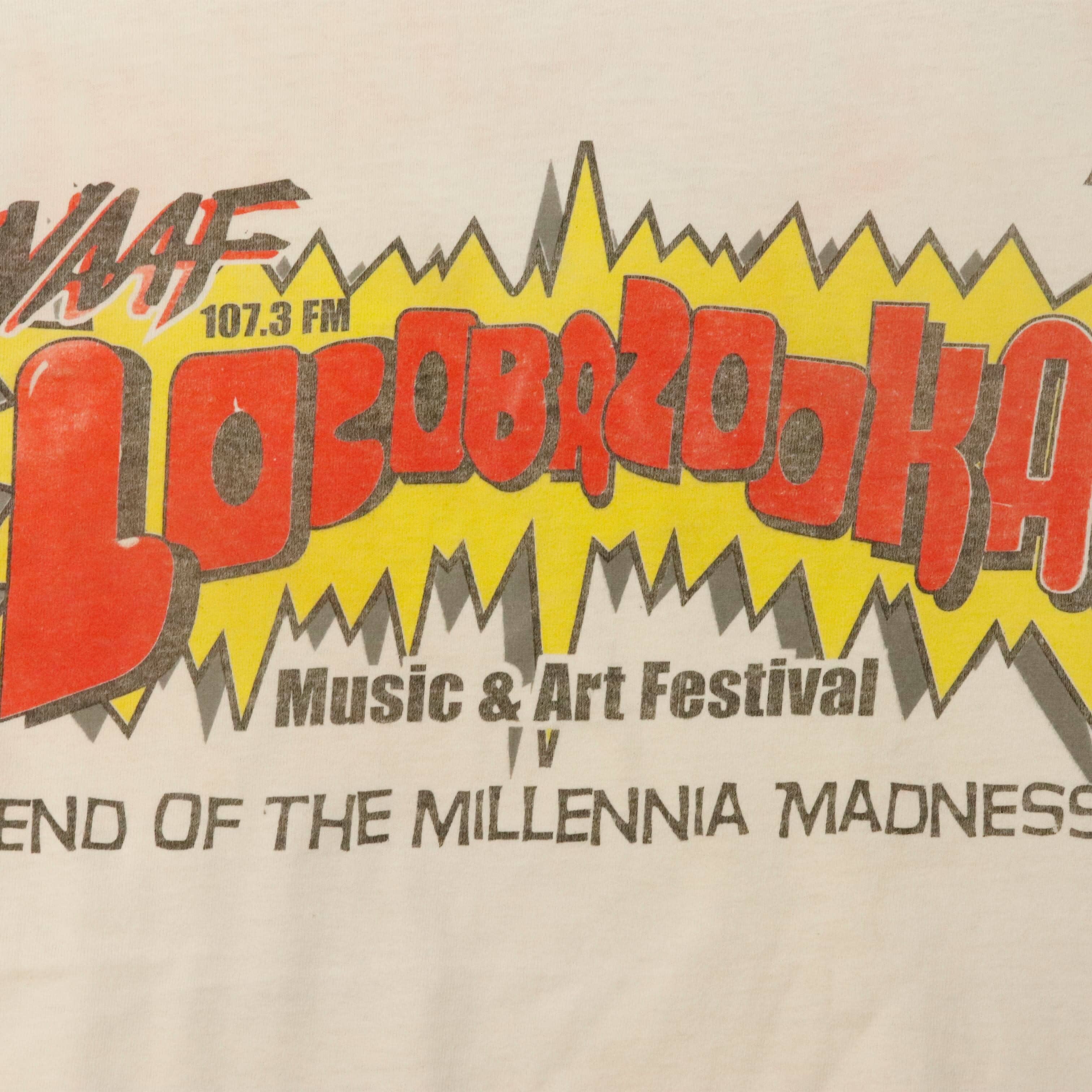 Vintage Loborobokai Music & Art Festival T-Shirt Size XL Primus, Type O Negative, System of a down FAIF.CA 