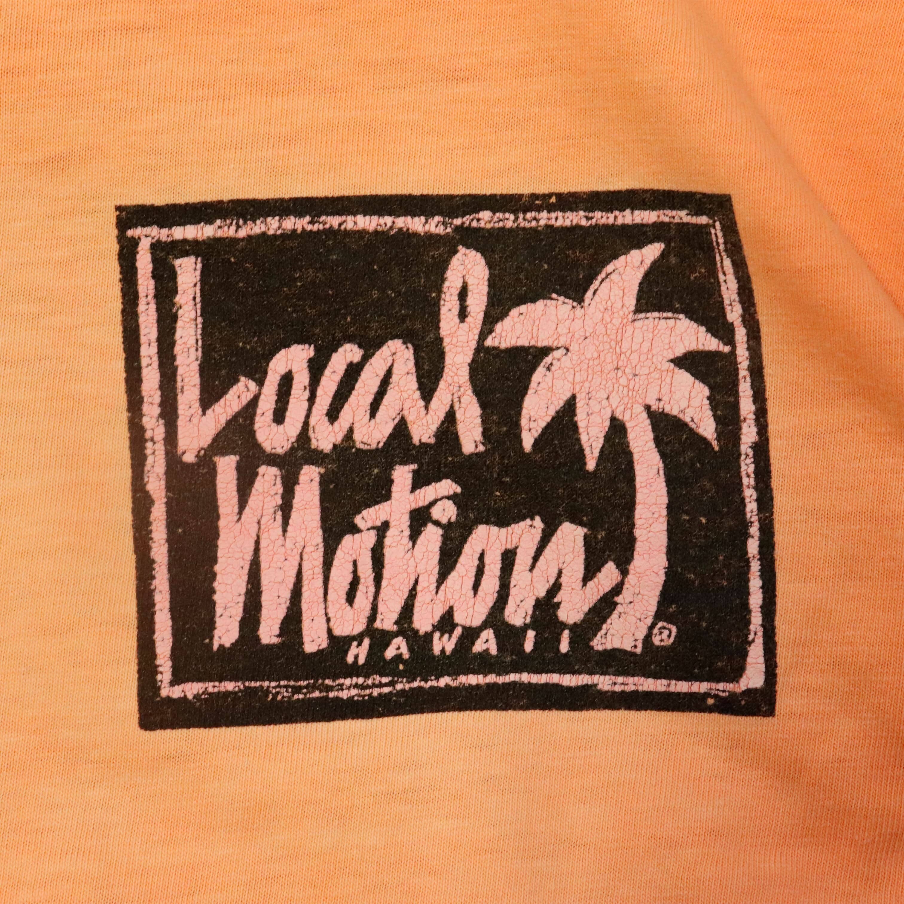Vintage Local Motion Hawaii Chest Logo T-Shirt Size XL FAIF.CA 