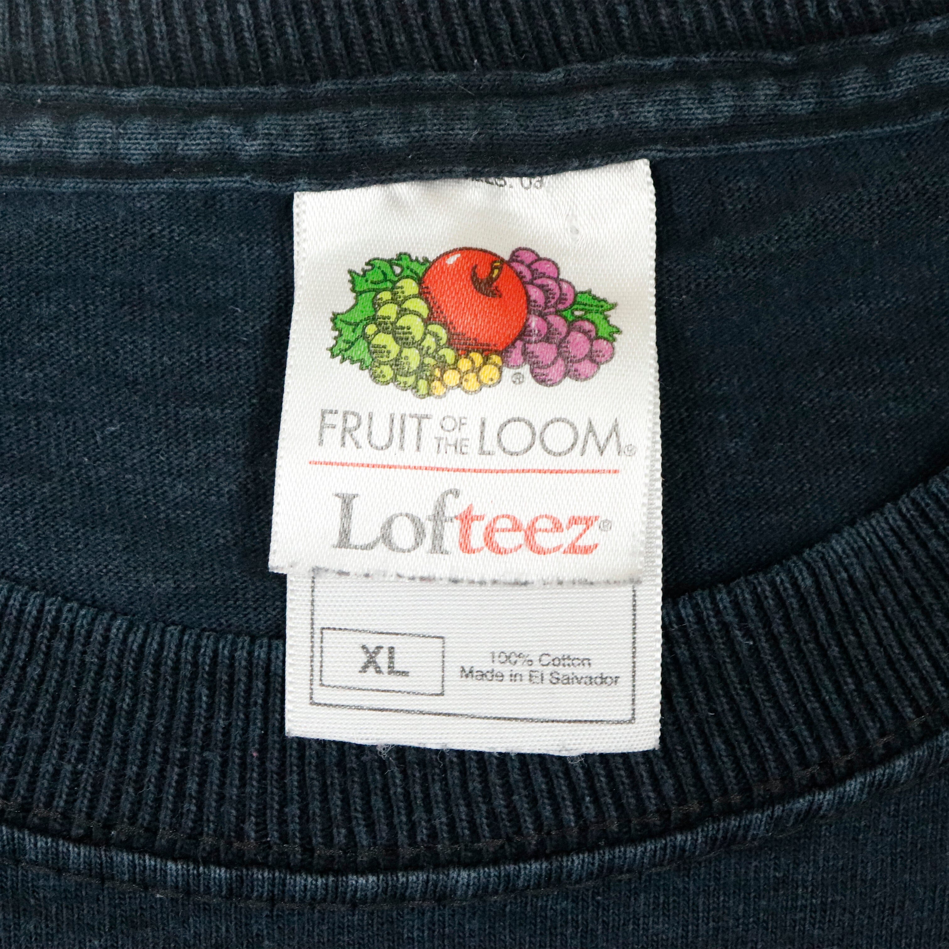 Vintage Lordz Of Finesse Black T_Shirt Size XL Fruit of the Loom 
