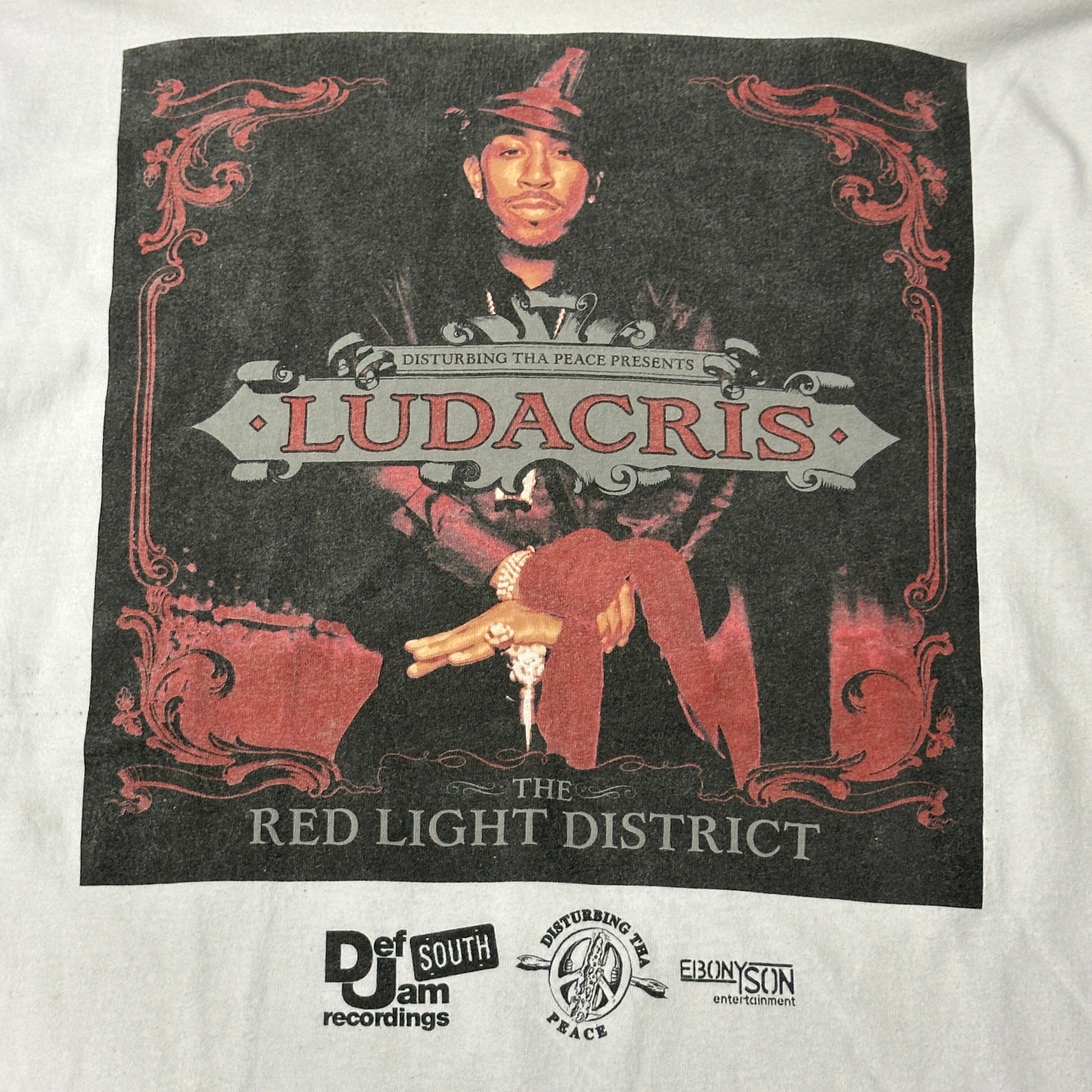 Vintage Ludacris The Red Light District Graphic T-Shirt Size XL FAIF.CA 