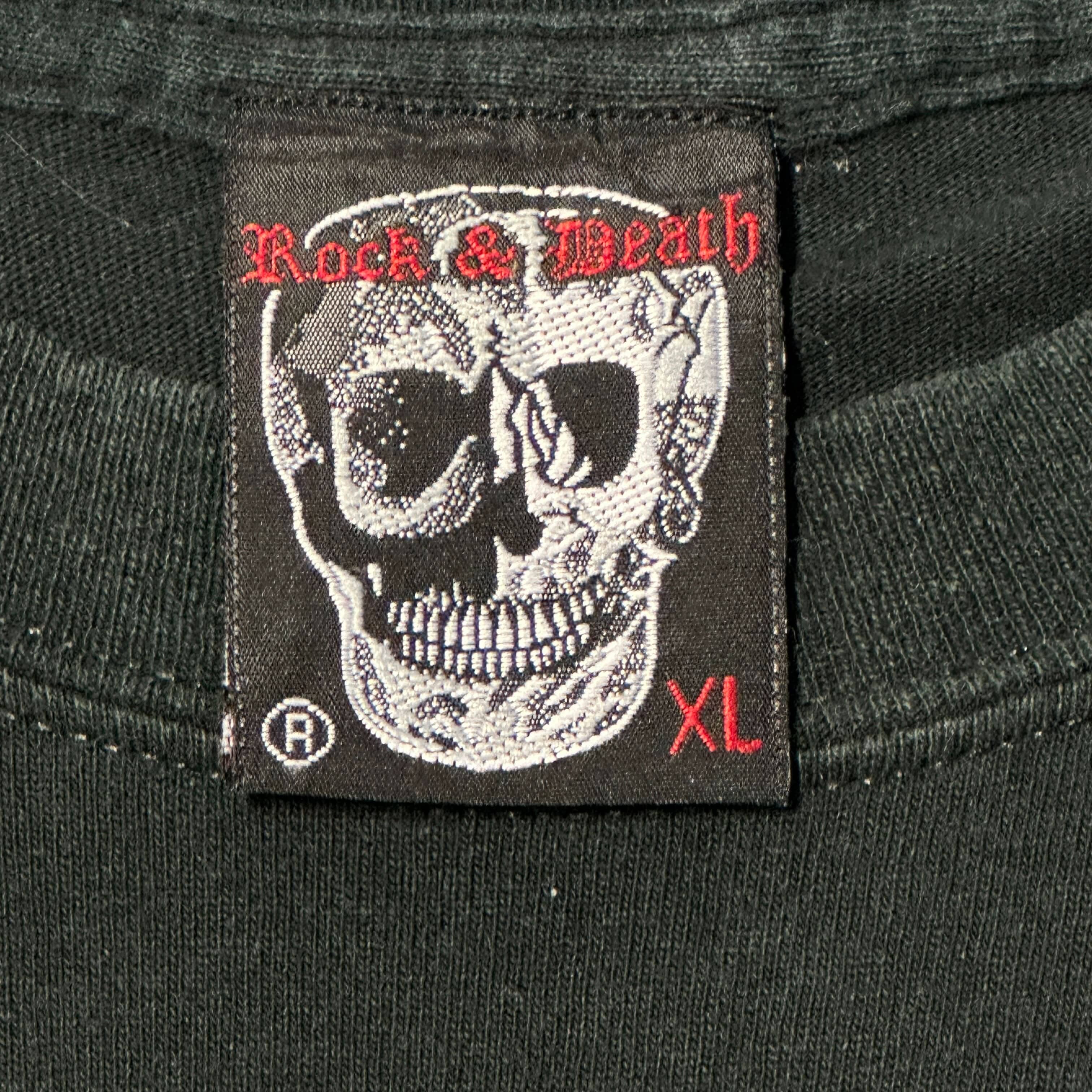 Vintage Marilyn Manson Rock & Death Graphic Band T-Shirt Size XL FAIF.CA 