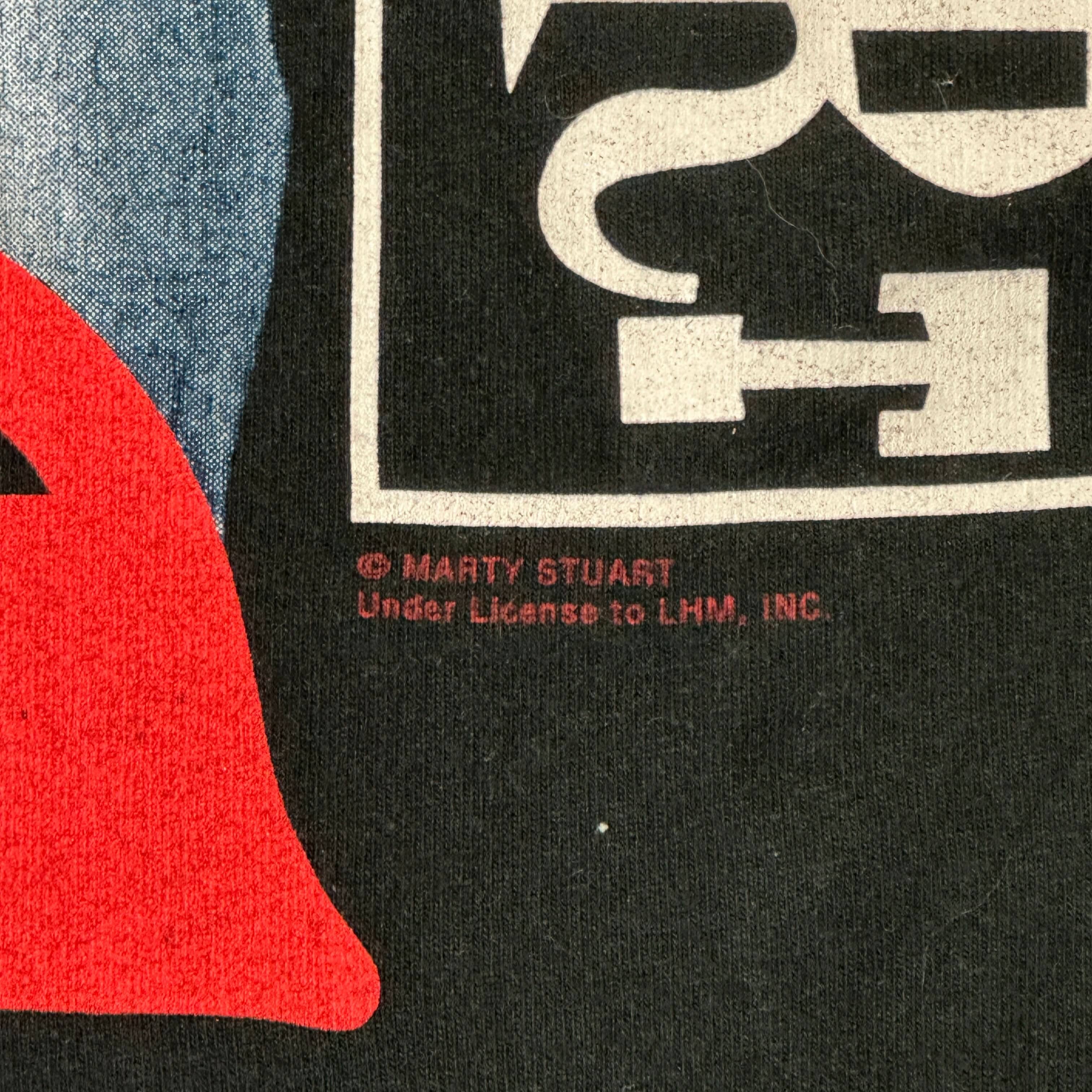 Vintage Marty Stuart Graphic Hound Dog Country Music T-Shirt Size XL FAIF.CA 