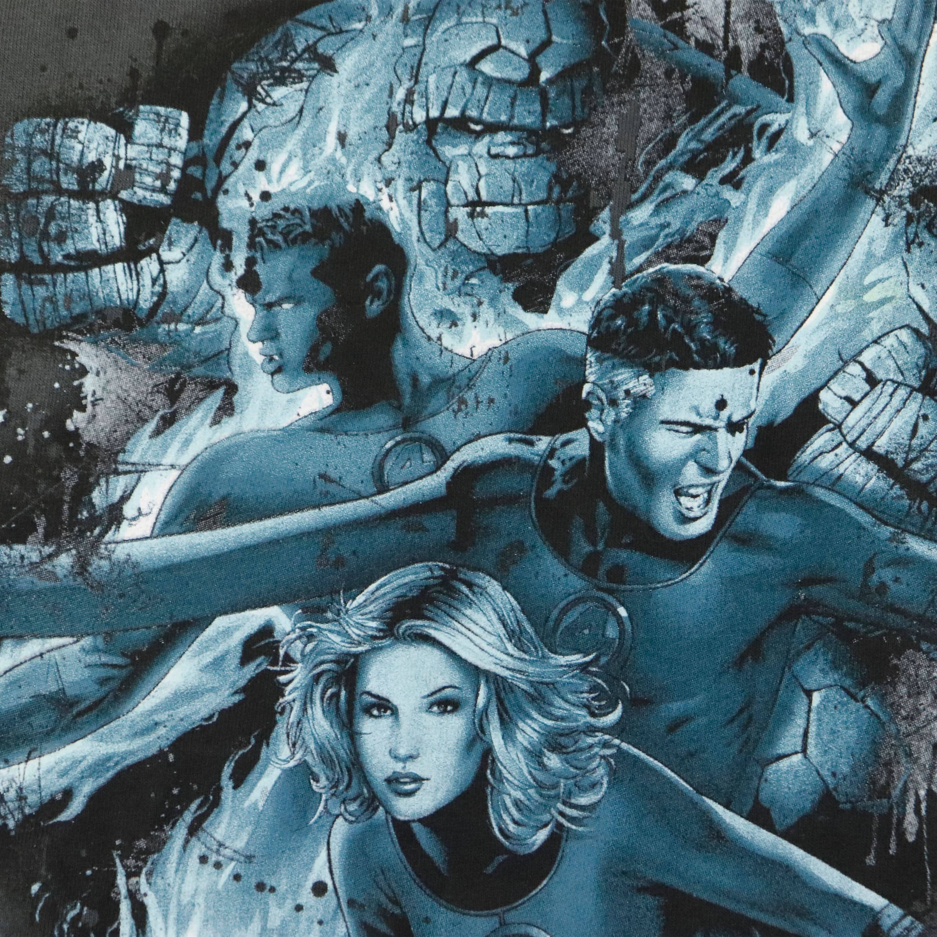 Vintage Marvel Mad Engine Fantastic Four Graphic Tee Size XL FAIF.CA 