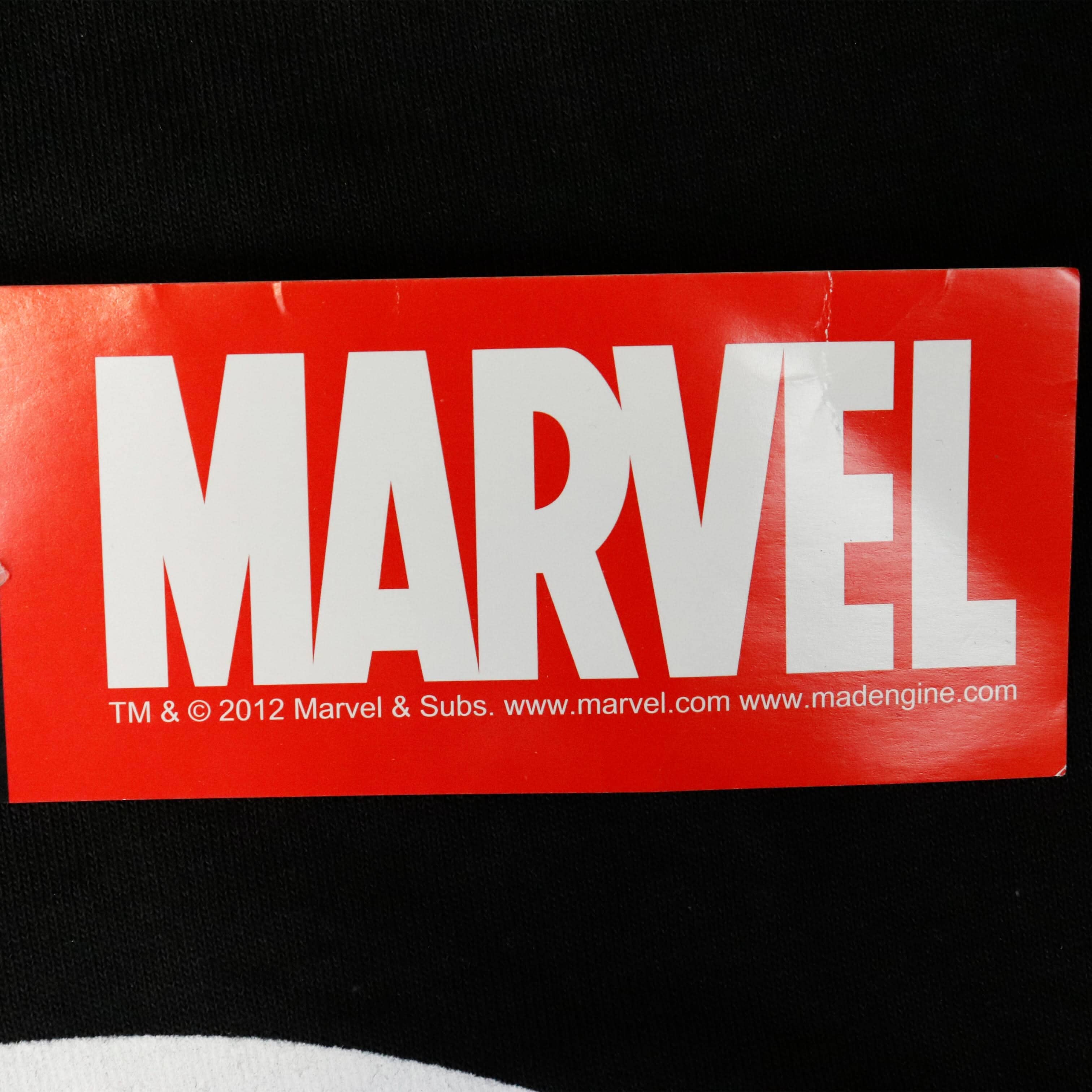 Vintage Marvel Mad Engine Punisher Skull Graphic T-Shirt Size M FAIF.CA 