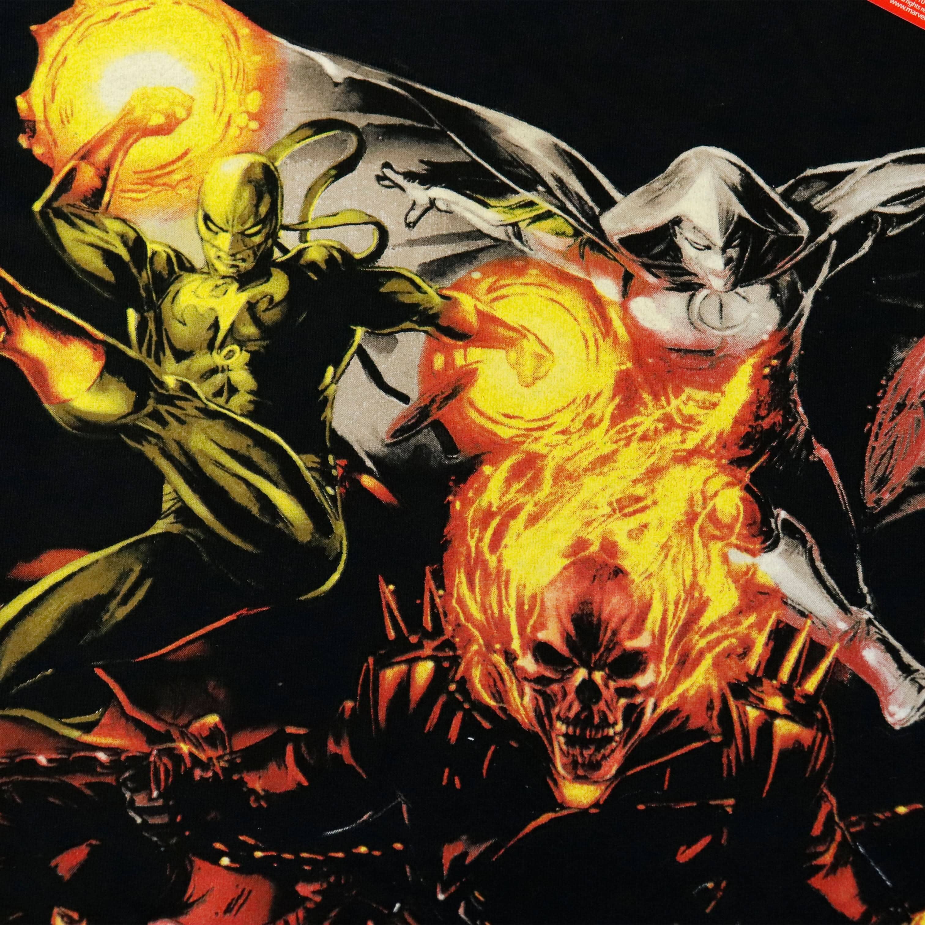 Vintage Marvel Mad Engine Superheroes Graphic T-Shirt Size M FAIF.CA 