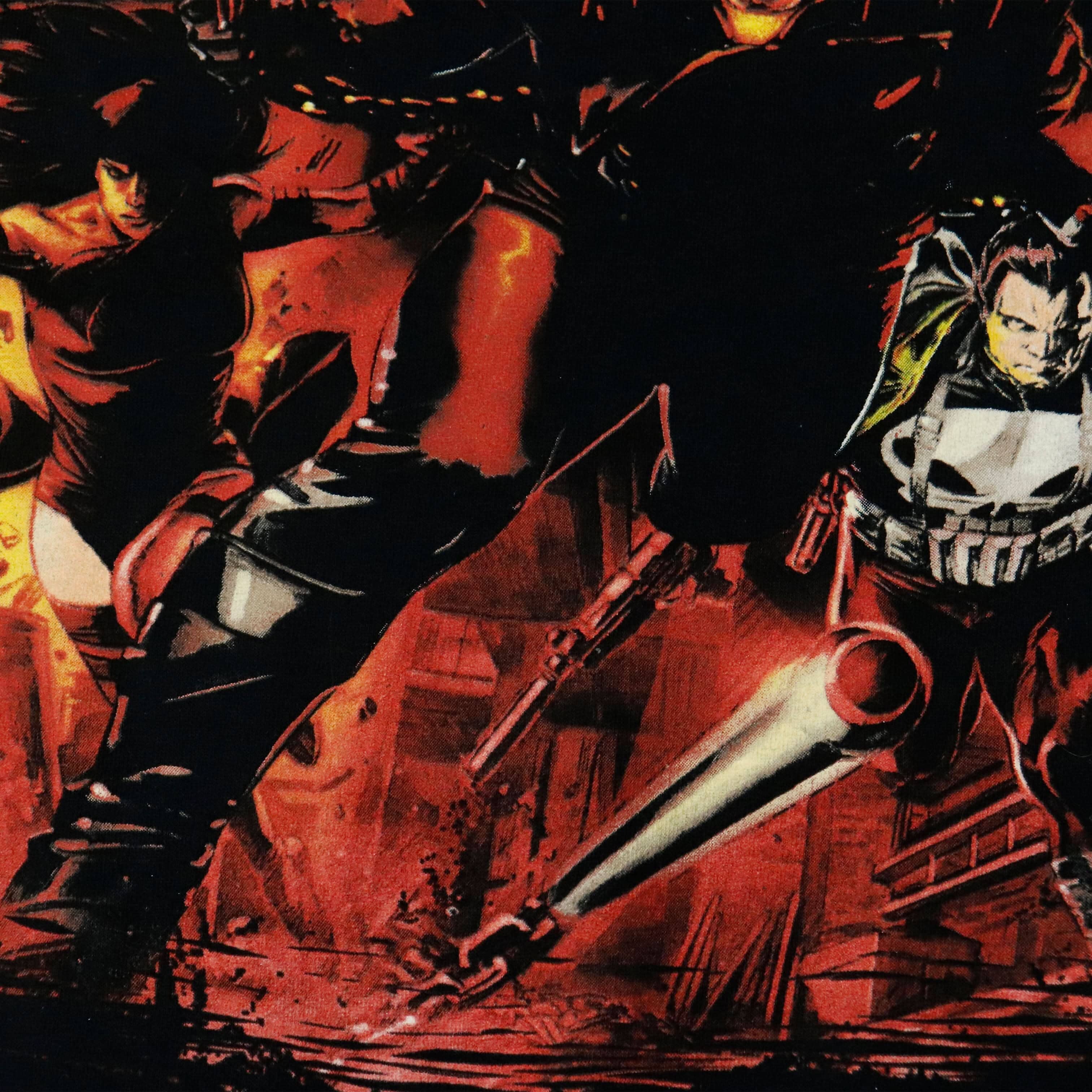 Vintage Marvel Mad Engine Superheroes Graphic T-Shirt Size M FAIF.CA 