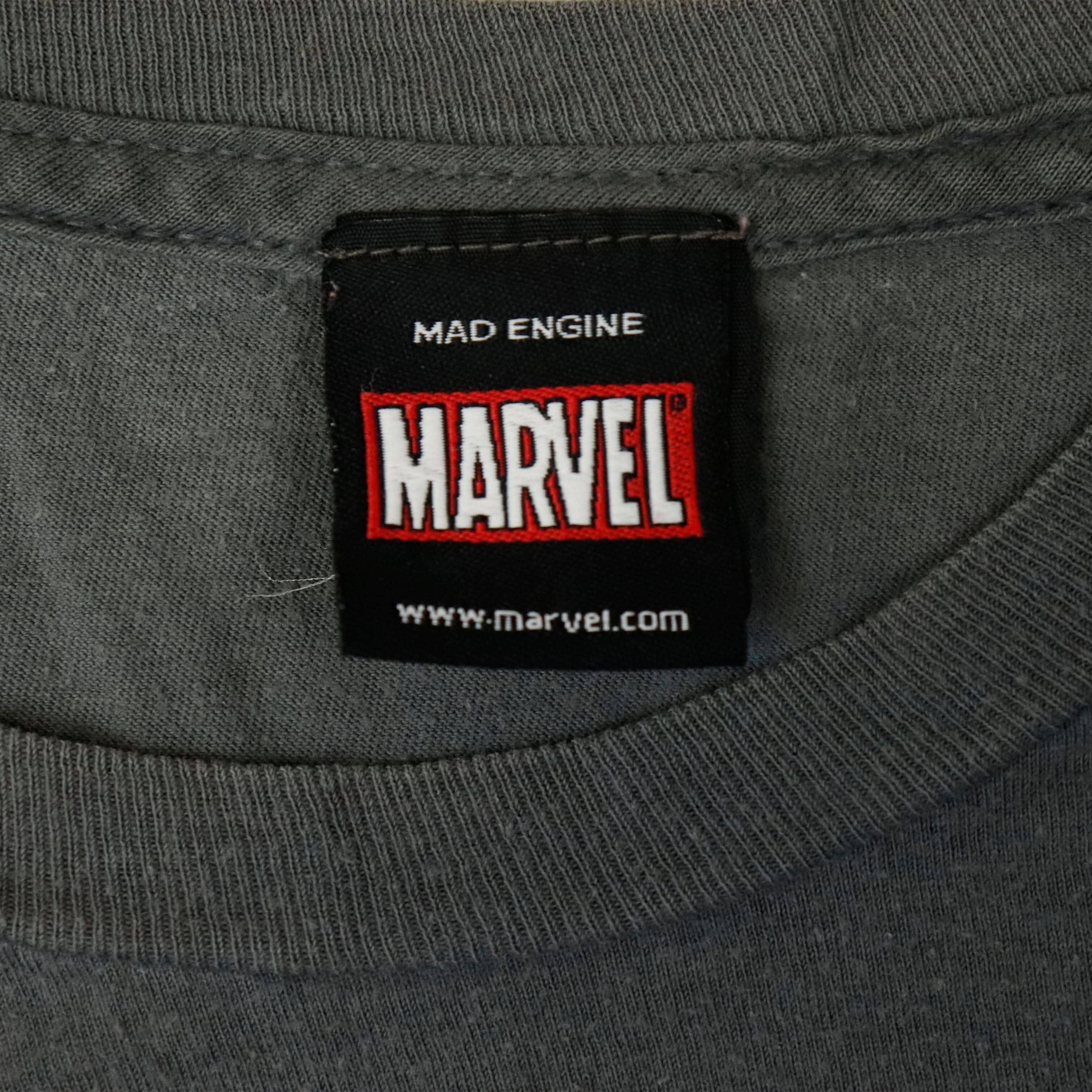 Vintage Marvel Mad Engine Superheroes Graphic T-Shirt Size M FAIF.CA 