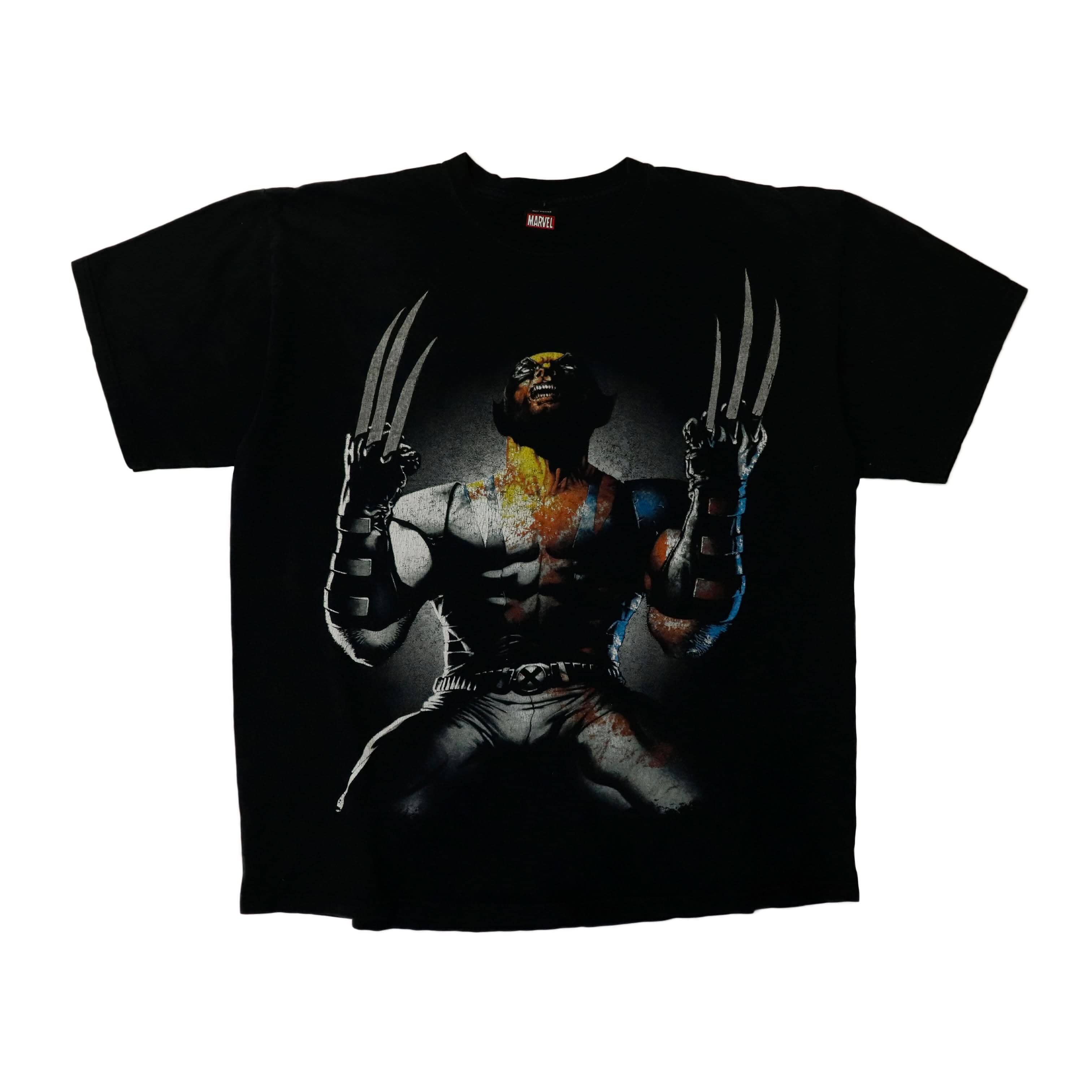 Vintage Marvel Mad Engine Wolverine Graphic T-Shirt Size N/A FAIF.CA 