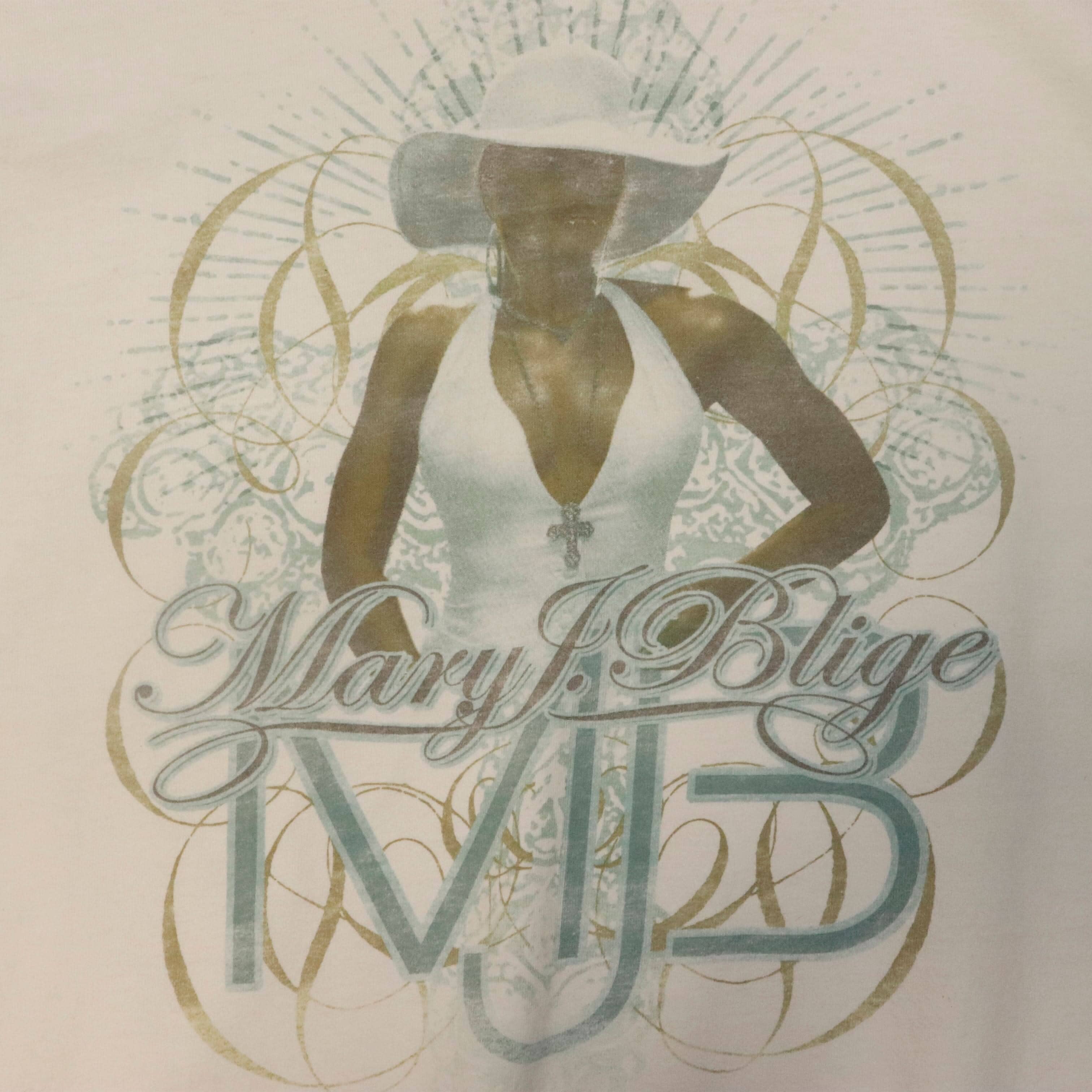 Vintage Mary J Blige Rap Graphic T-Shirt Size XL FAIF.CA 