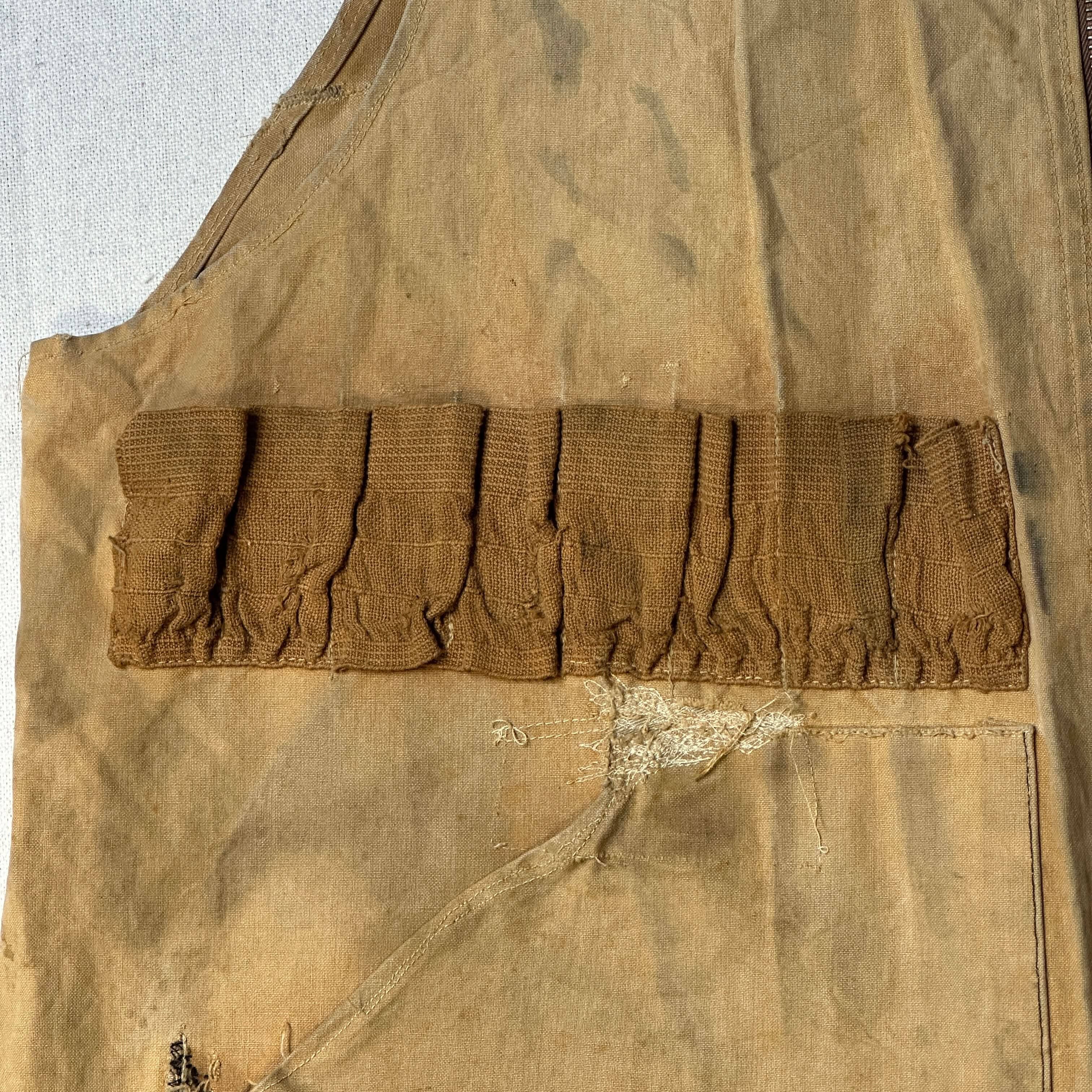 Vintage Masland Made Canvas Hunting Vest Size M FAIF.CA 