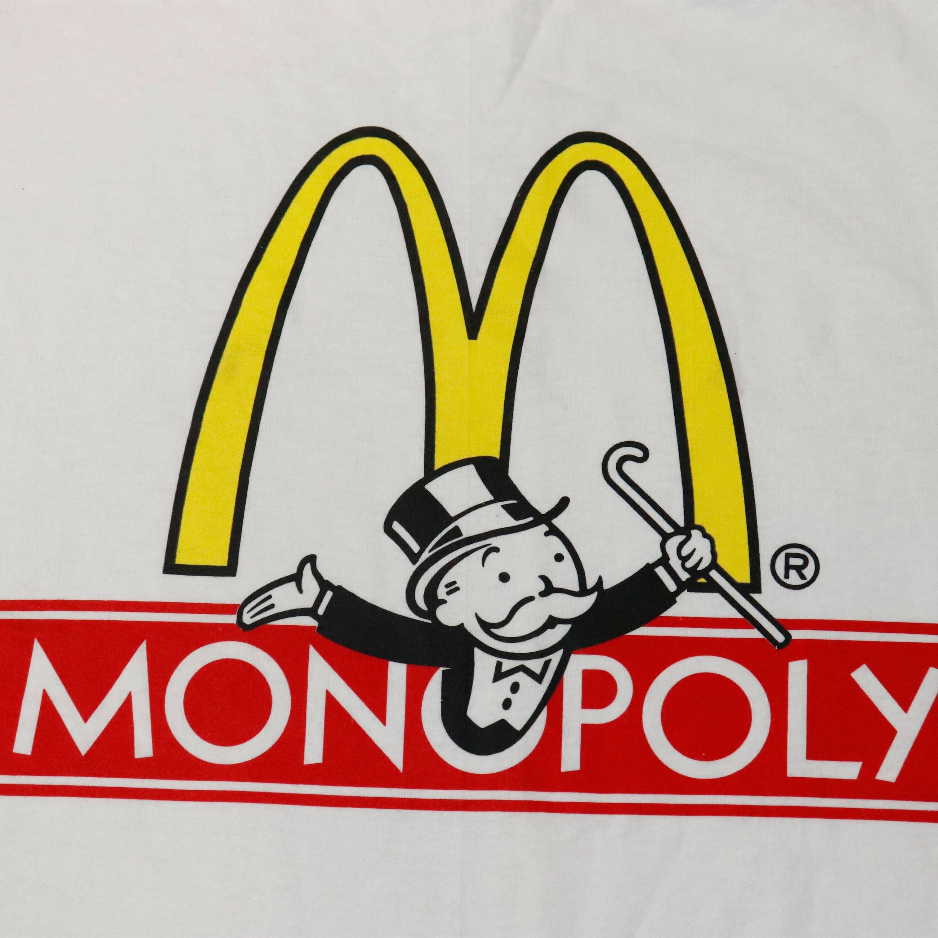 Vintage McDonald's Monopoly Graphic T-Shirt Size M FAIF.CA 