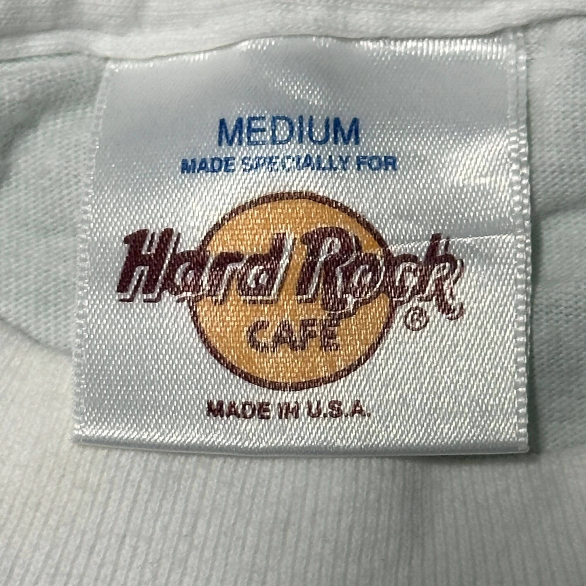 Vintage Megadeth Hard Rock Cafe Signature Series Graphic T-Shirt Size Medium FAIF.CA 