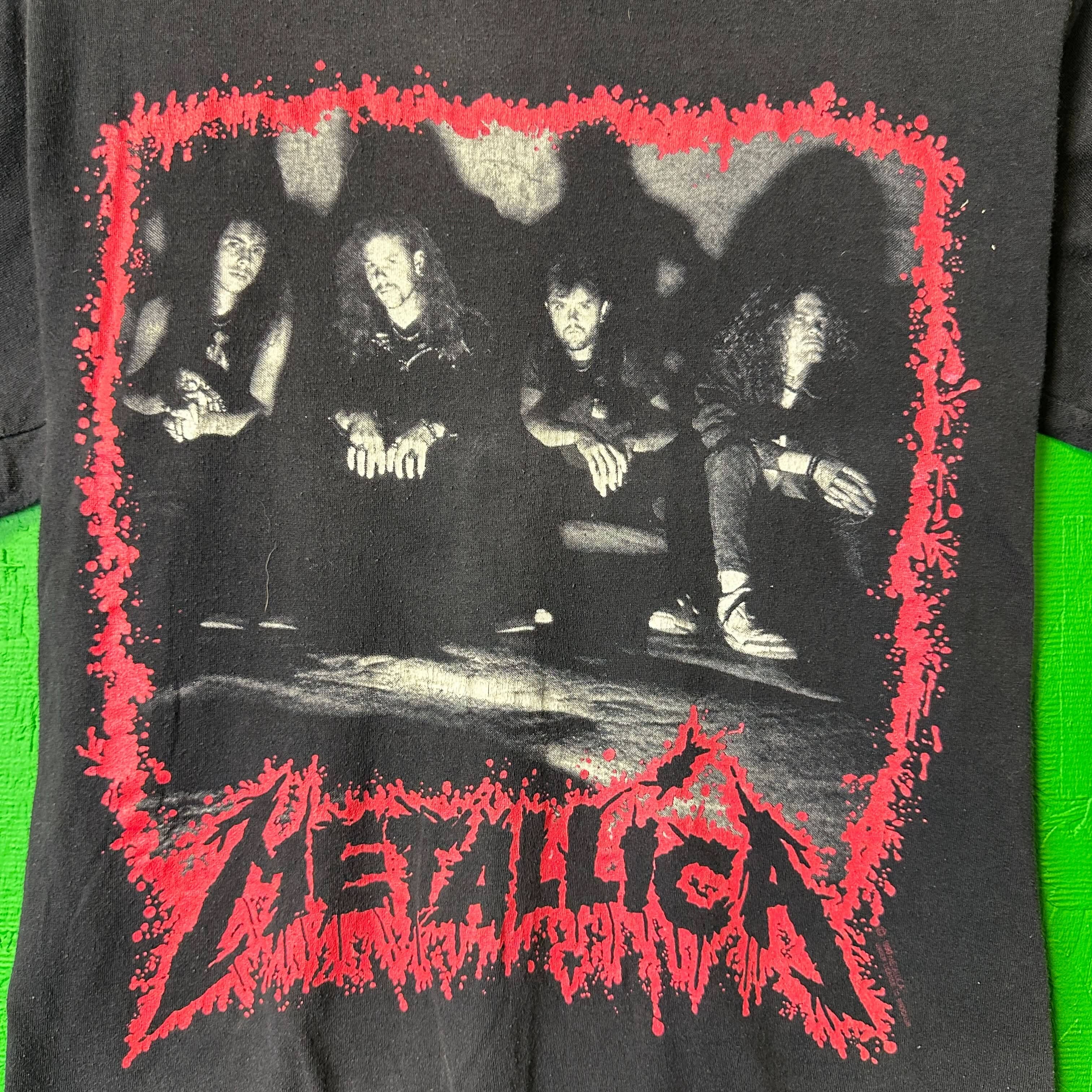 Vintage Metallica tour 1990 Tshirt size M T-Shirt OTHER 
