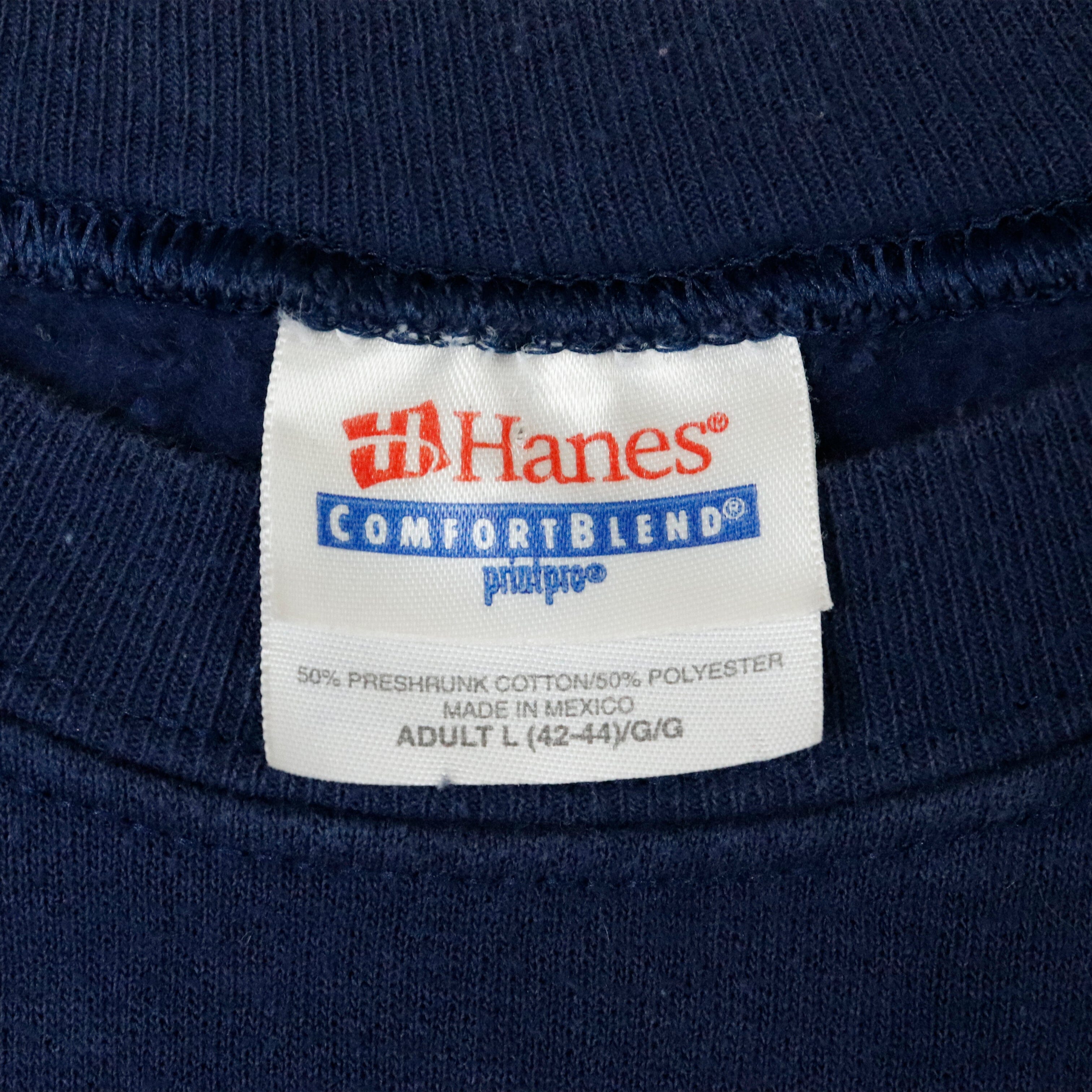 Vintage Meteor Crater Navy Crewneck Size L Hanes 