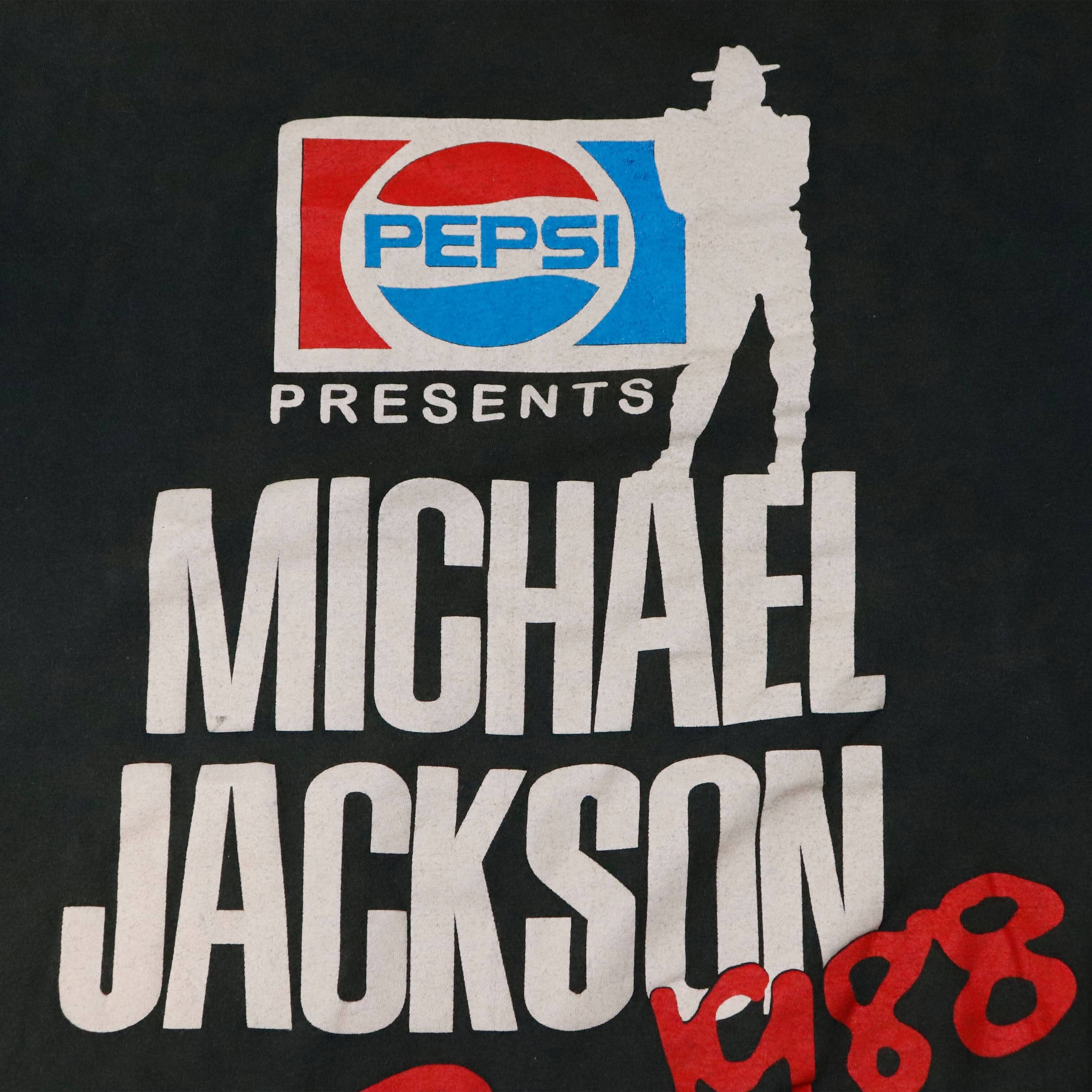Vintage Michael Jackson Pepsi Tour 1988 Graphic T-Shirt Size L FAIF.CA 