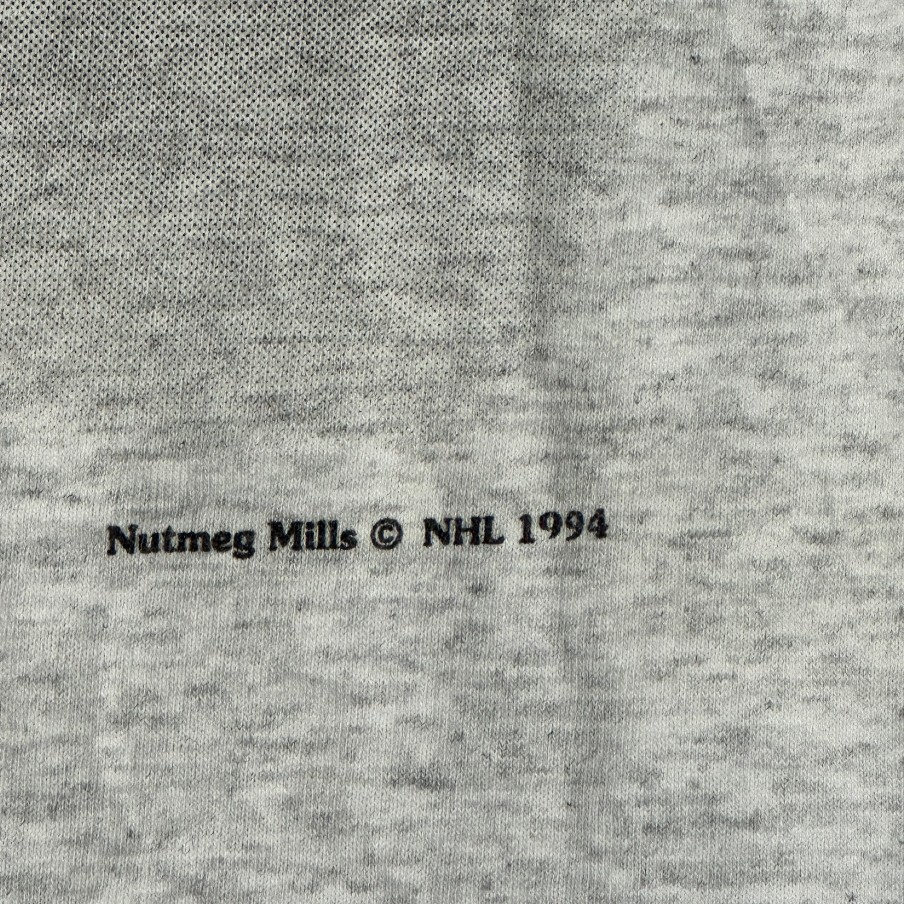 Vintage Mighty Ducks Nutmeg Mills Cartoon Graphic T-Shirt Size Large FAIF.CA 