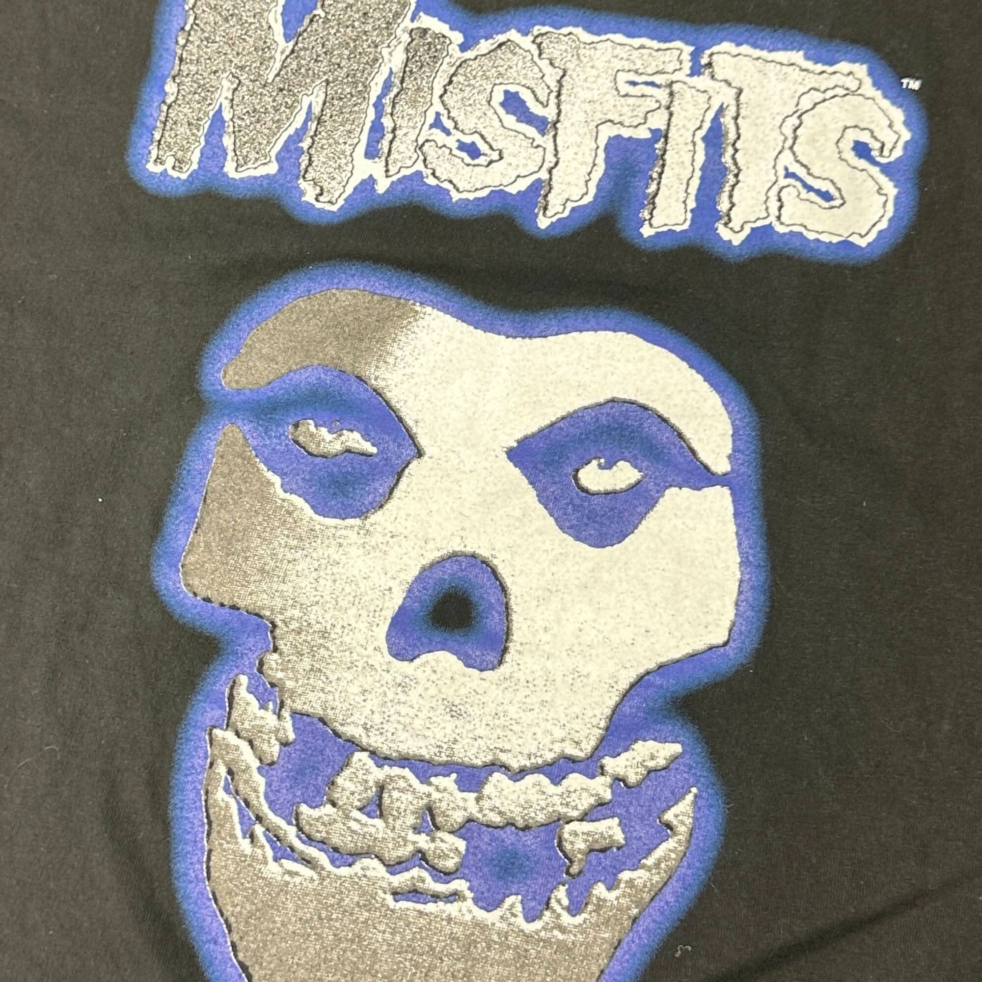 Vintage Misfits Skull Logo Long Sleeve Shirt Size L FAIF.CA 