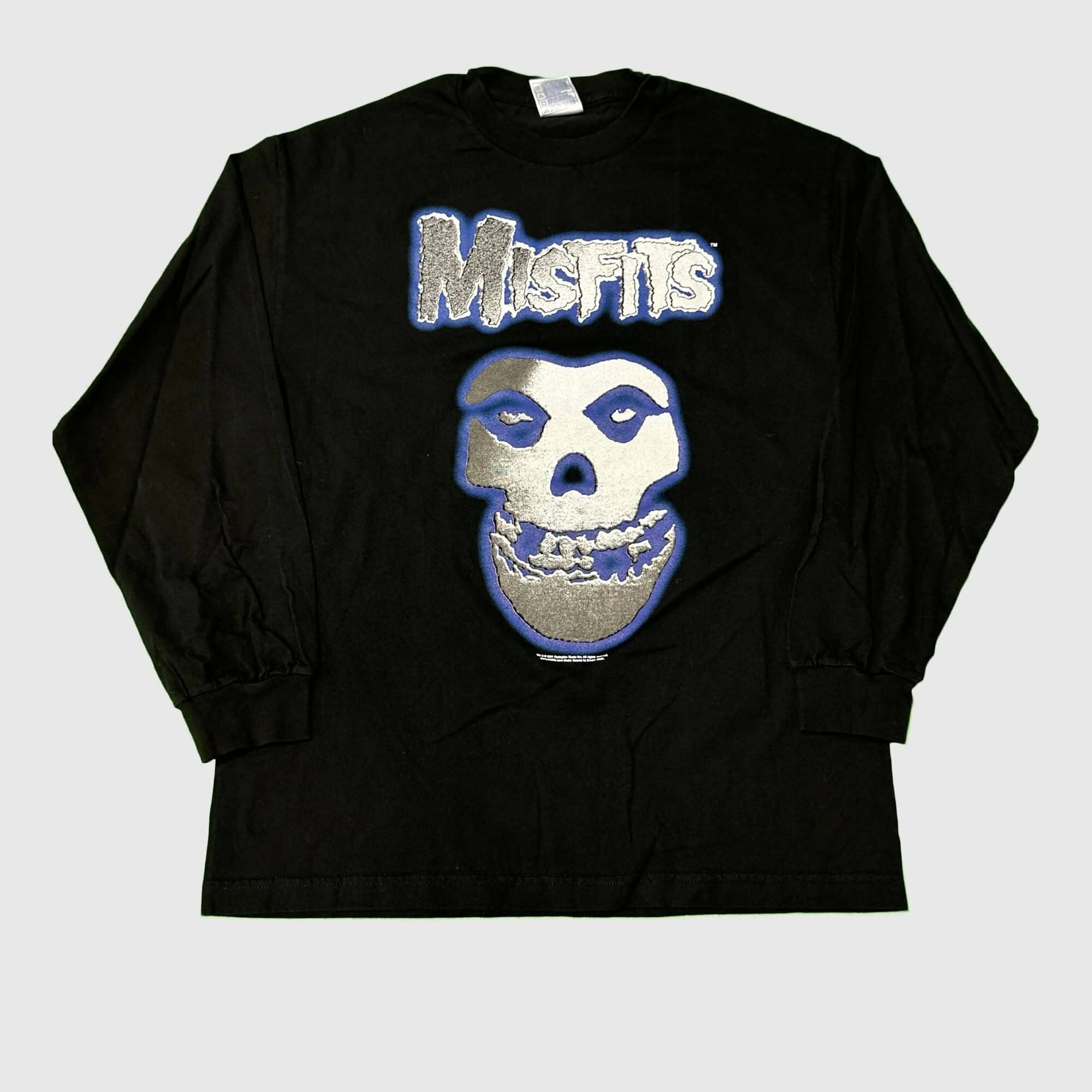 Vintage Misfits Skull Logo Long Sleeve Shirt Size L FAIF.CA 