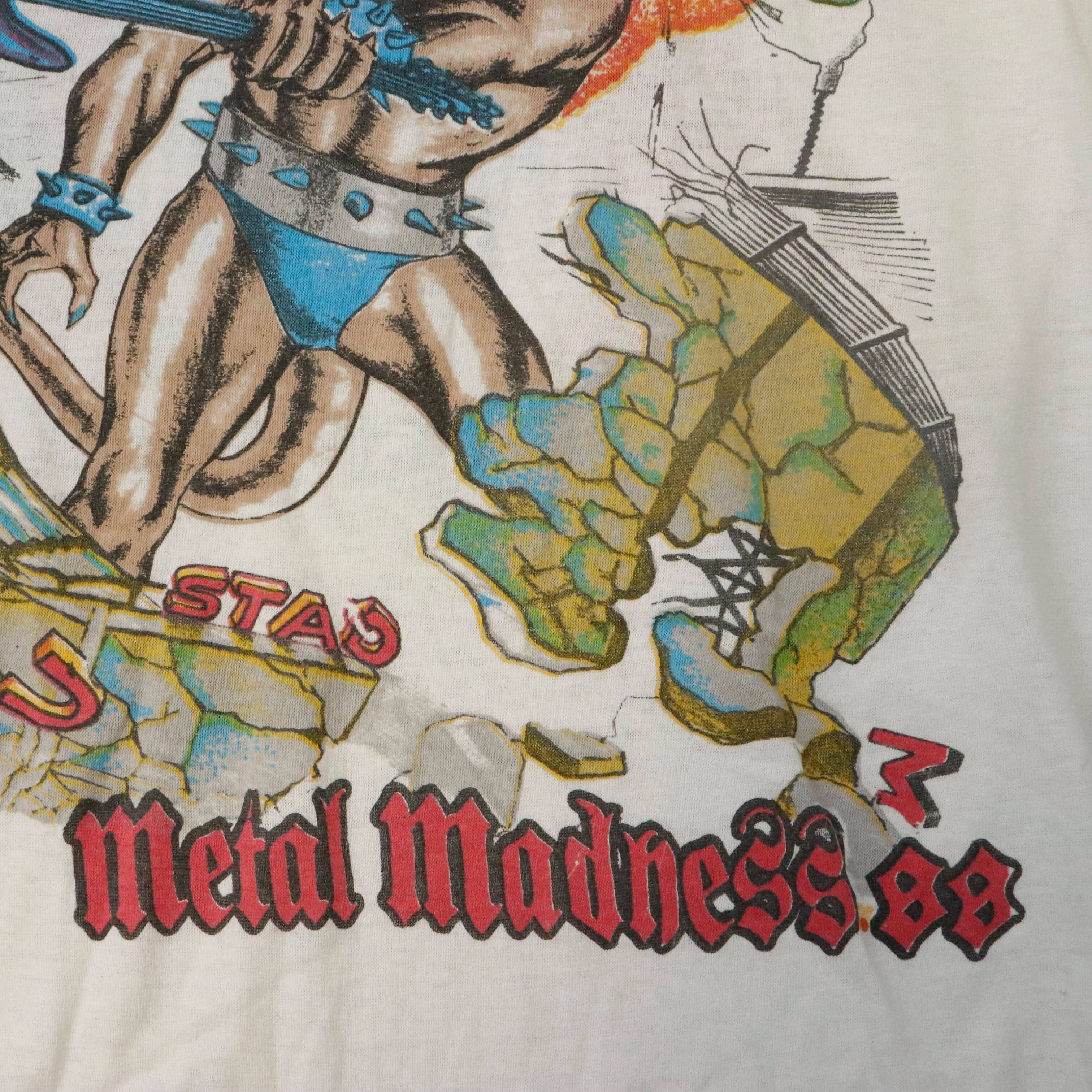 Vintage Monsters of Rock Graphic Tank Top Size L Van Halen Metallica and more FAIF.CA 