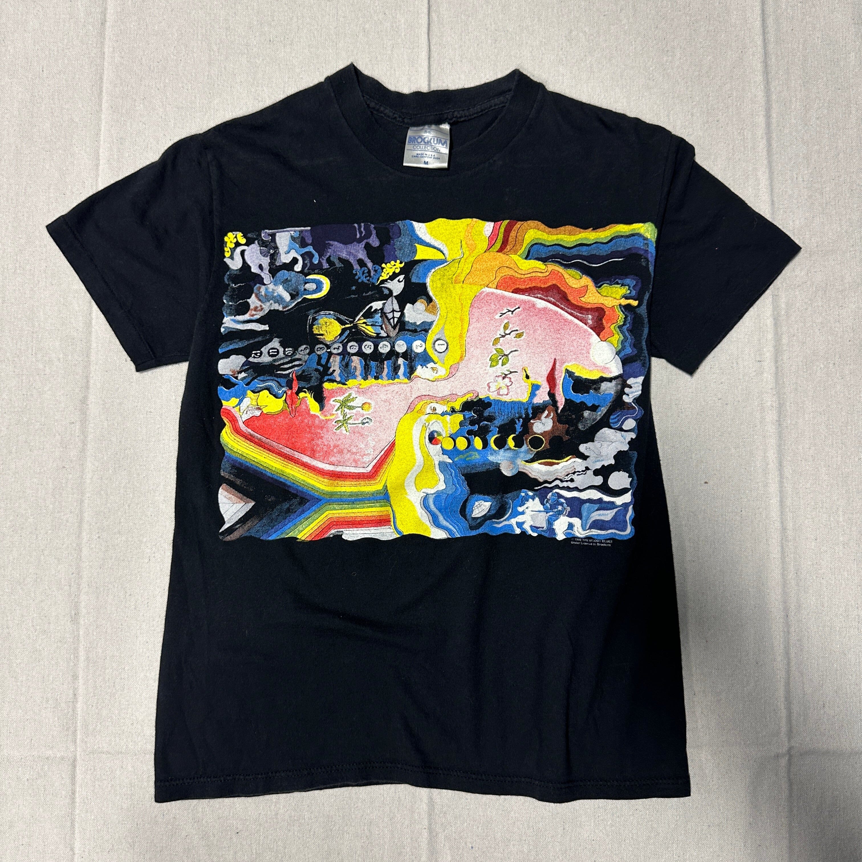 Vintage Moody Blues Psychedelic Tour Graphic T-Shirt Size M FAIF.CA 