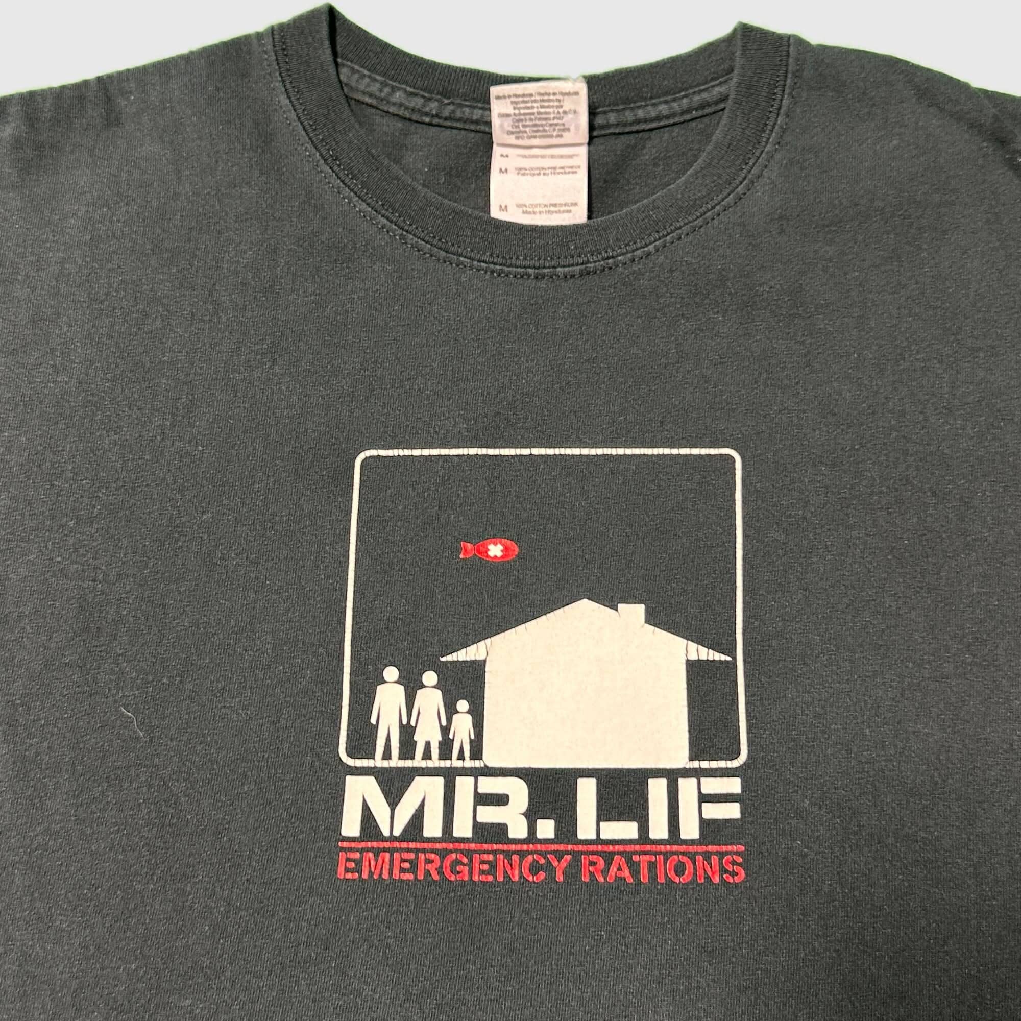 Vintage Mr. Lif Emergency Rations Graphic T-Shirt Size Medium FAIF.CA 