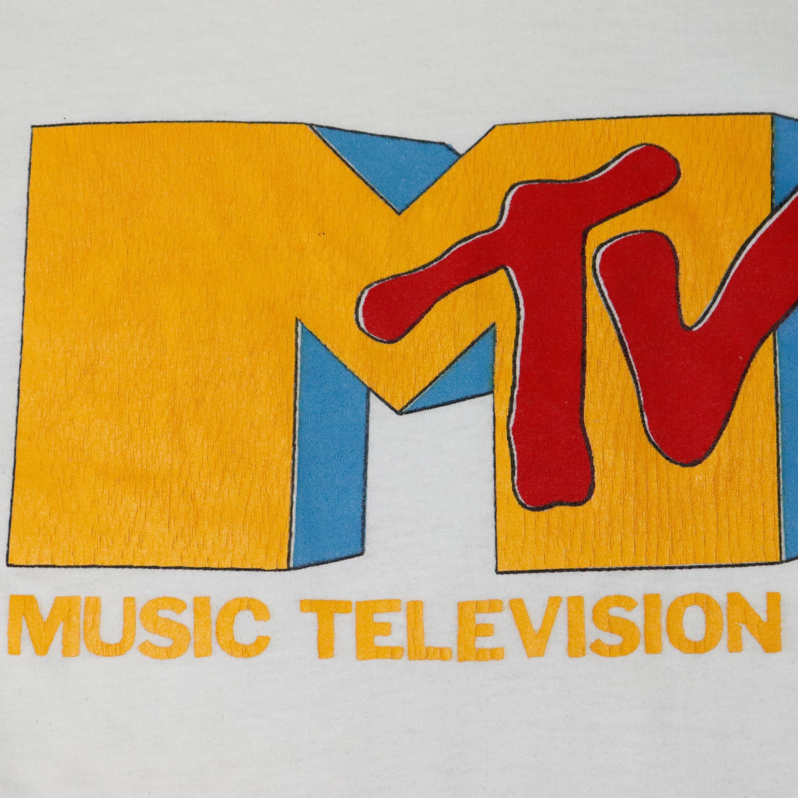Vintage MTV Music Television Graphic T-Shirt Size N/A FAIF.CA 