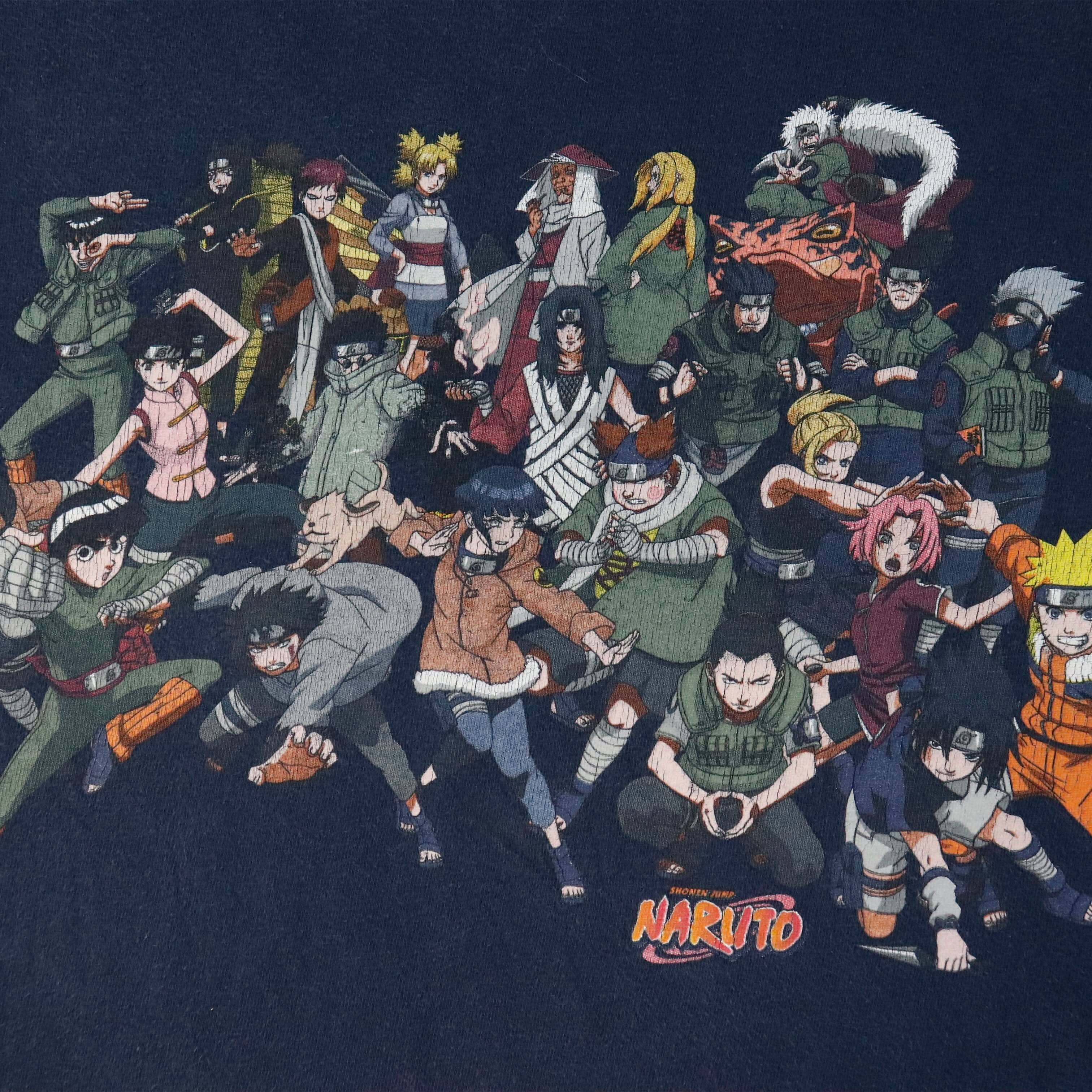 Vintage Naruto 2002 Anime Graphic T-Shirt Size M FAIF.CA 