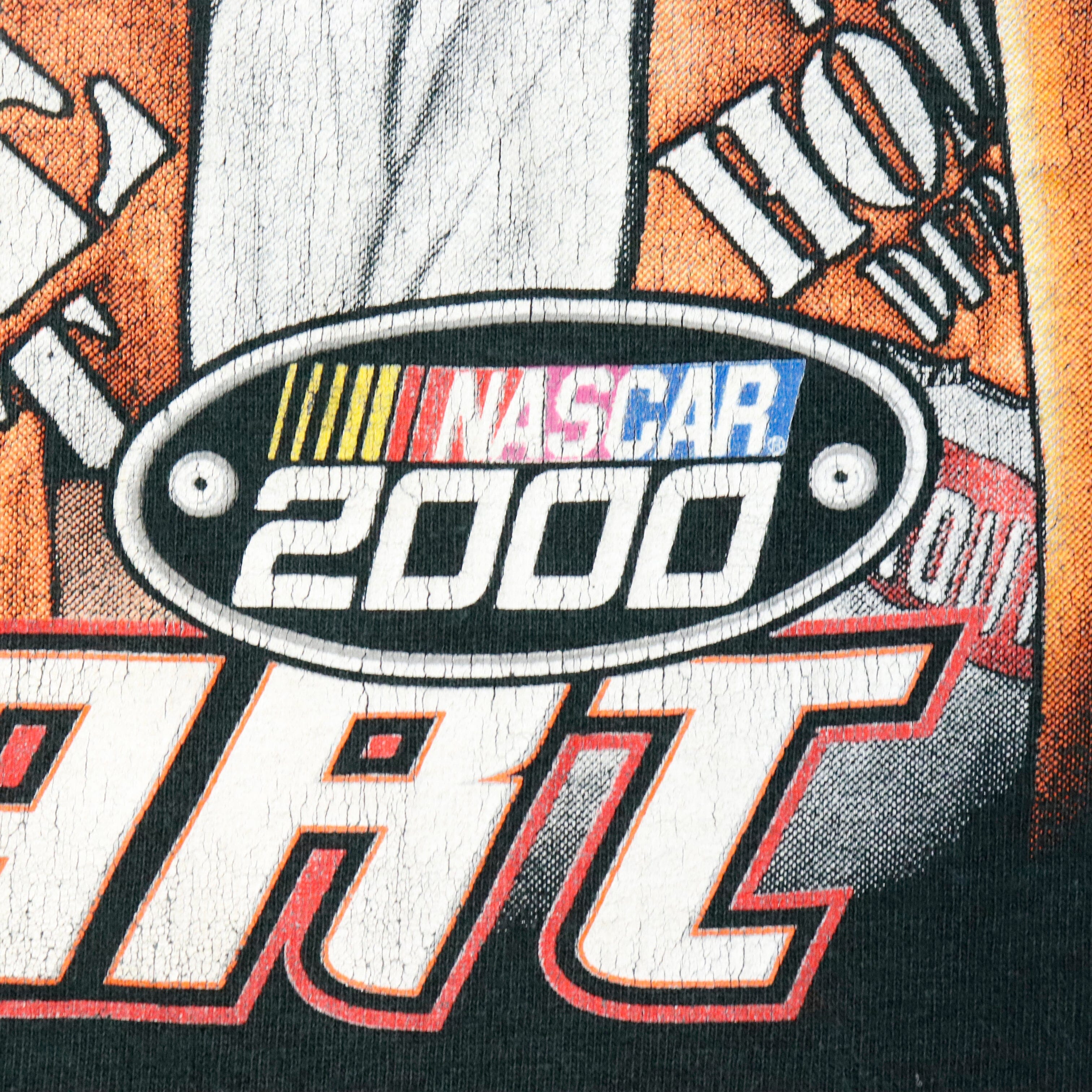 Vintage NASCAR Stwewart Black Tee Size XXL Chase Authentics 