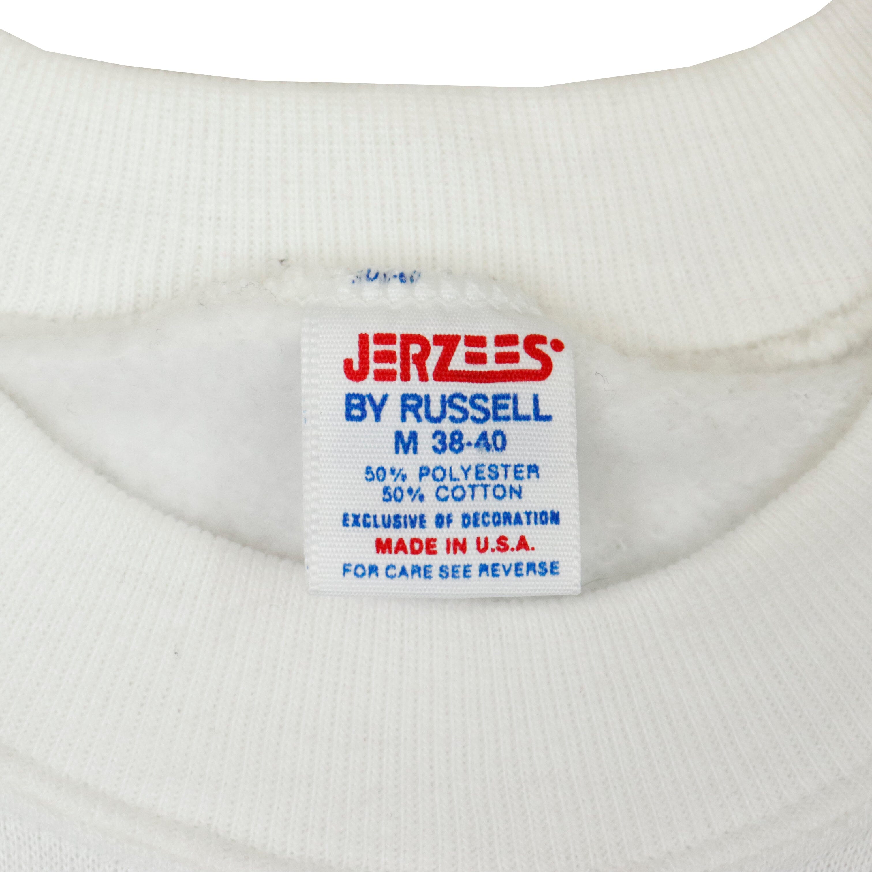 Vintage New Orleans White Crewneck Size M Jerzees 