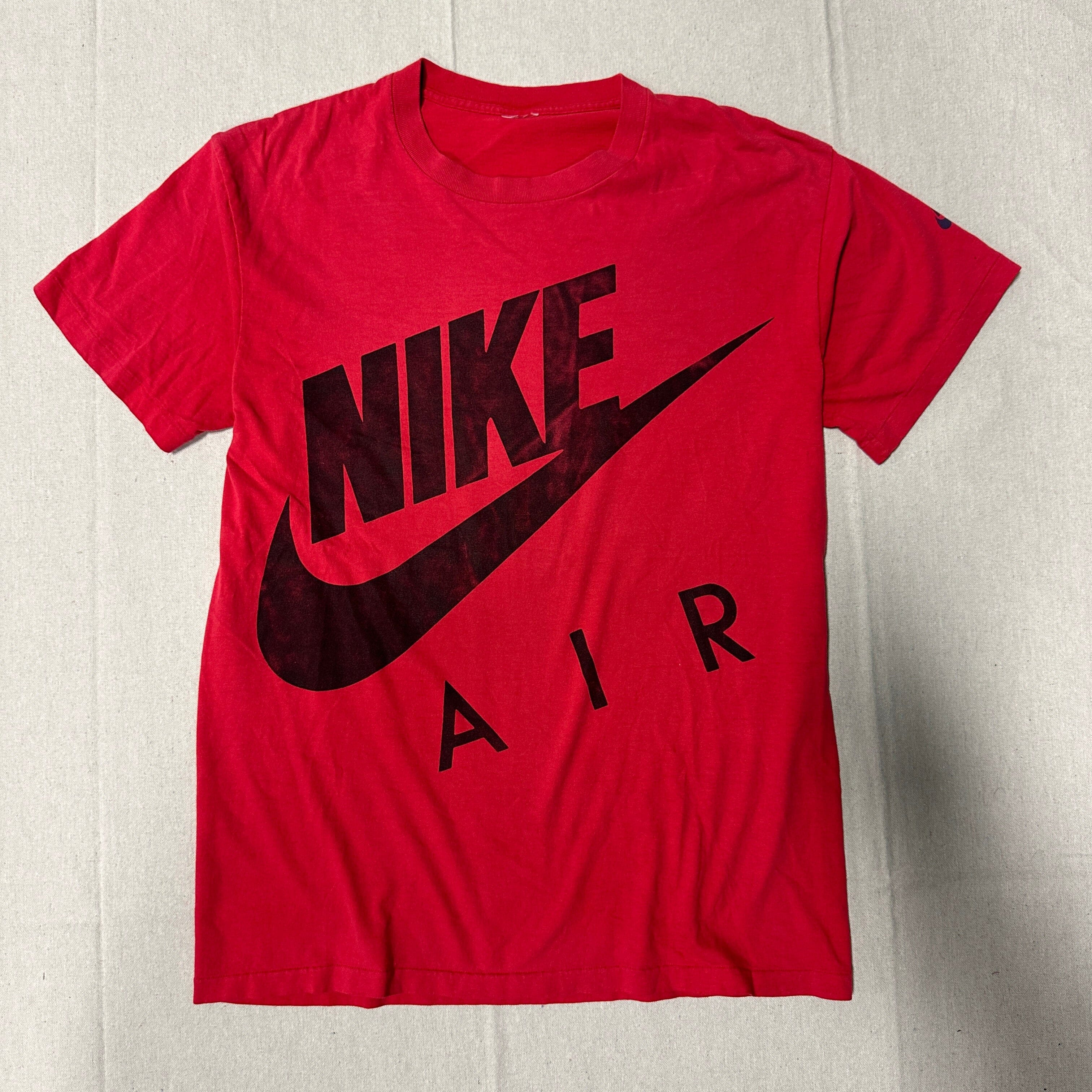 Vintage Nike Air Bold Logo Graphic T-Shirt Size L 90s FAIF.CA 