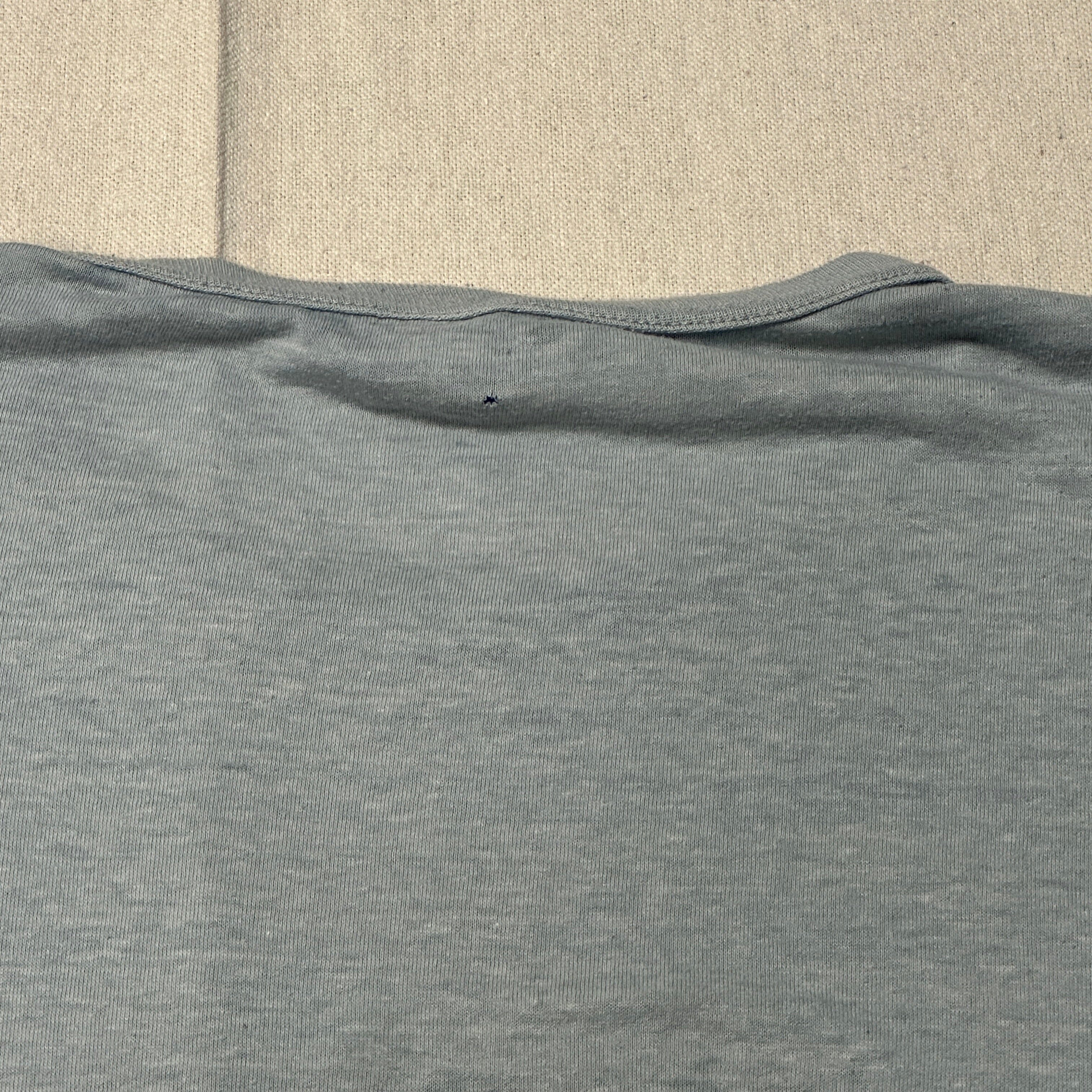 Vintage Nike Large Logo Long Sleeve Shirt Size XL 80s Blue Tag Pinwheel FAIF.CA 