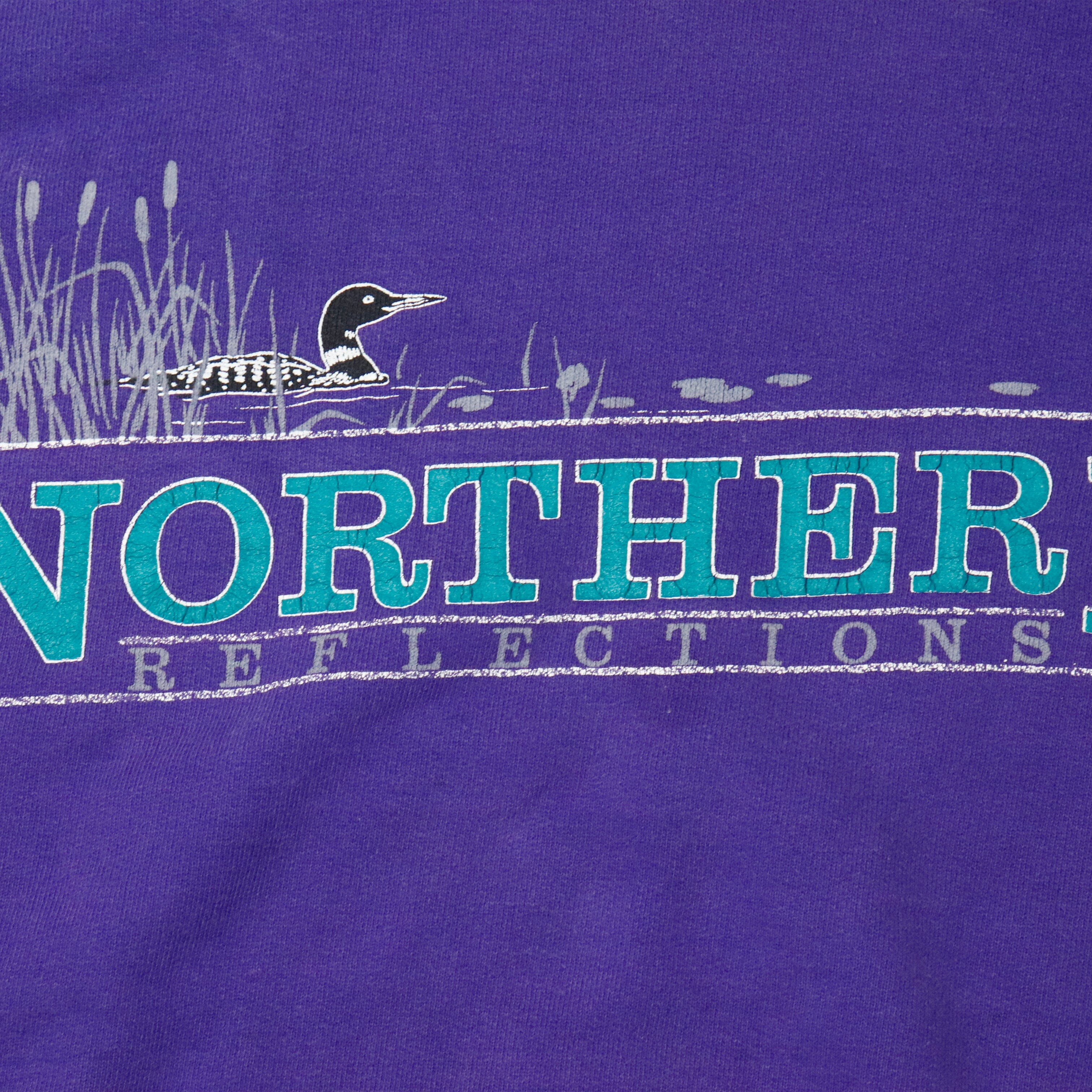 Vintage Northern Reflections Purple Crewneck Size L Northern Reflections 