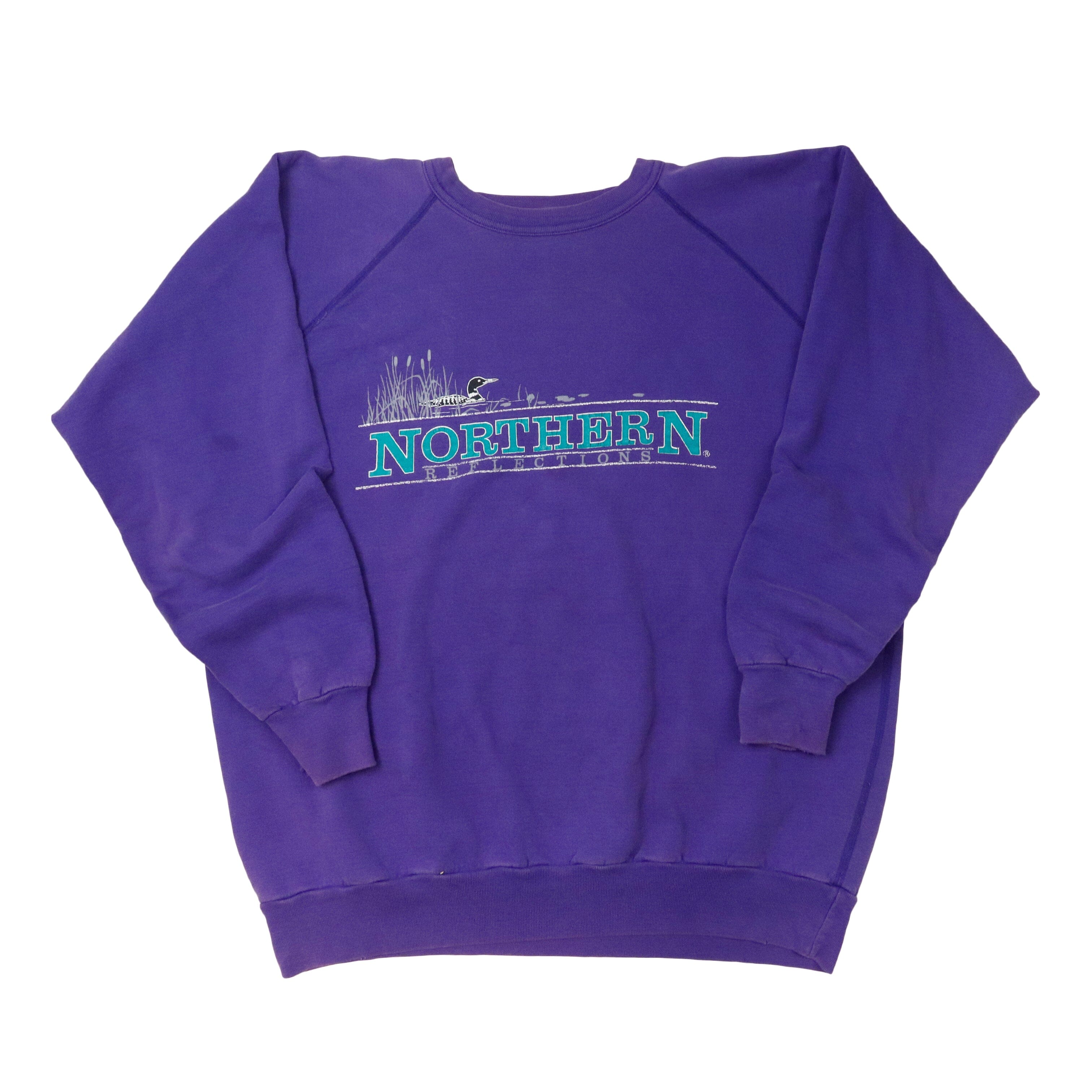 Vintage Northern Reflections Purple Crewneck Size L Northern Reflections 